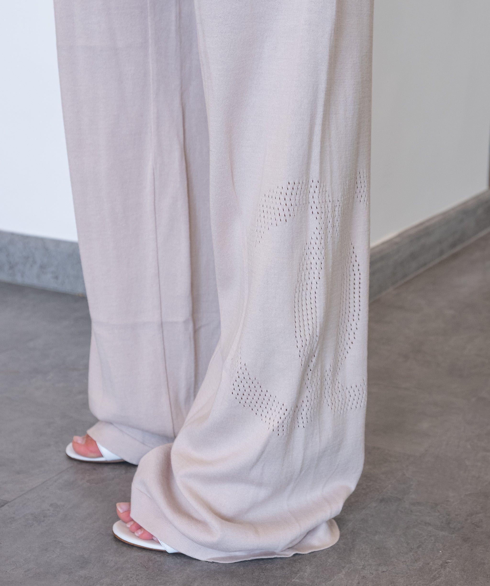 Chanel Chanel Tank Pants Set White Beige DXBS0219