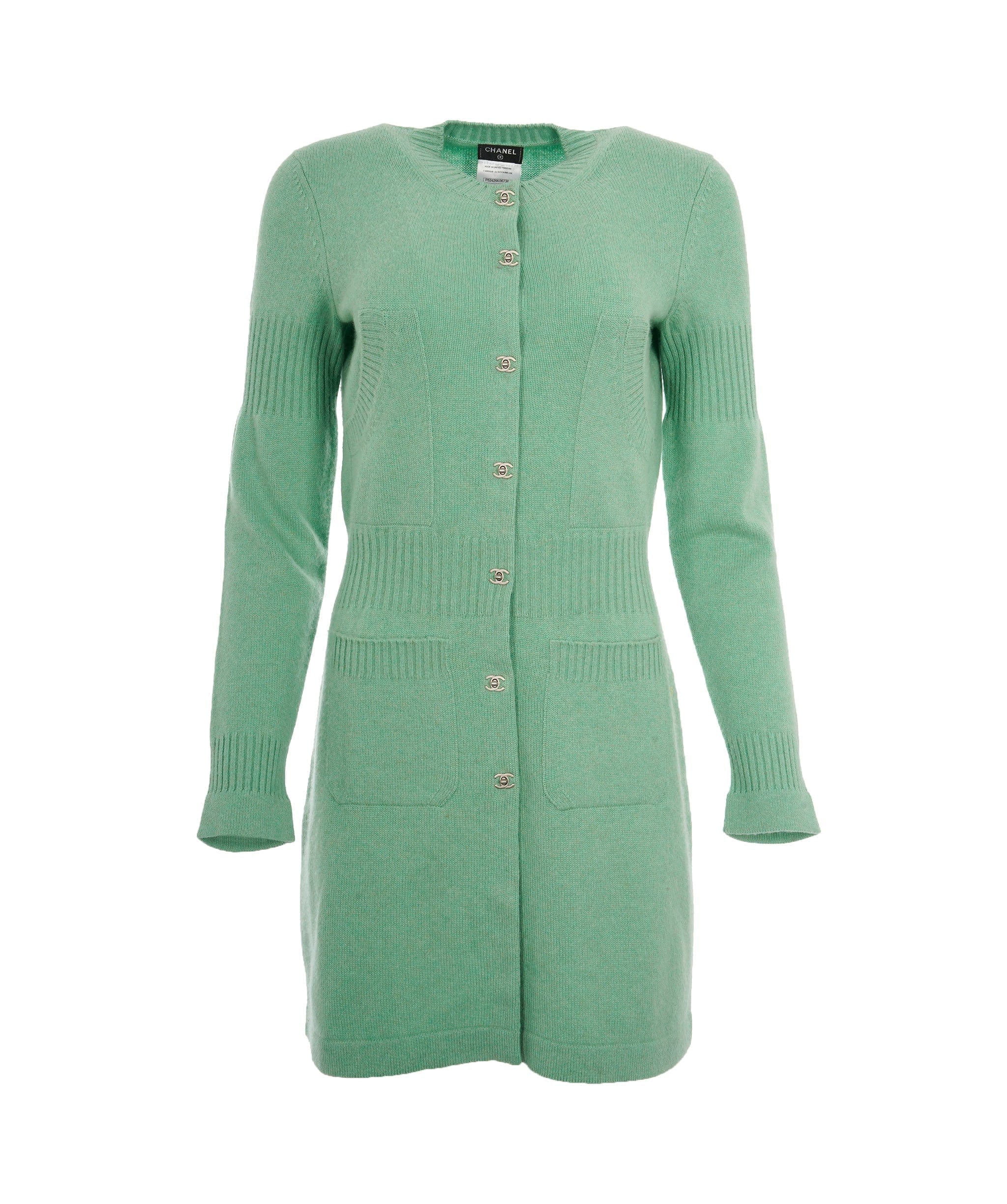 Chanel Chanel Turnlock Mint Green Midi Dress ALC1158