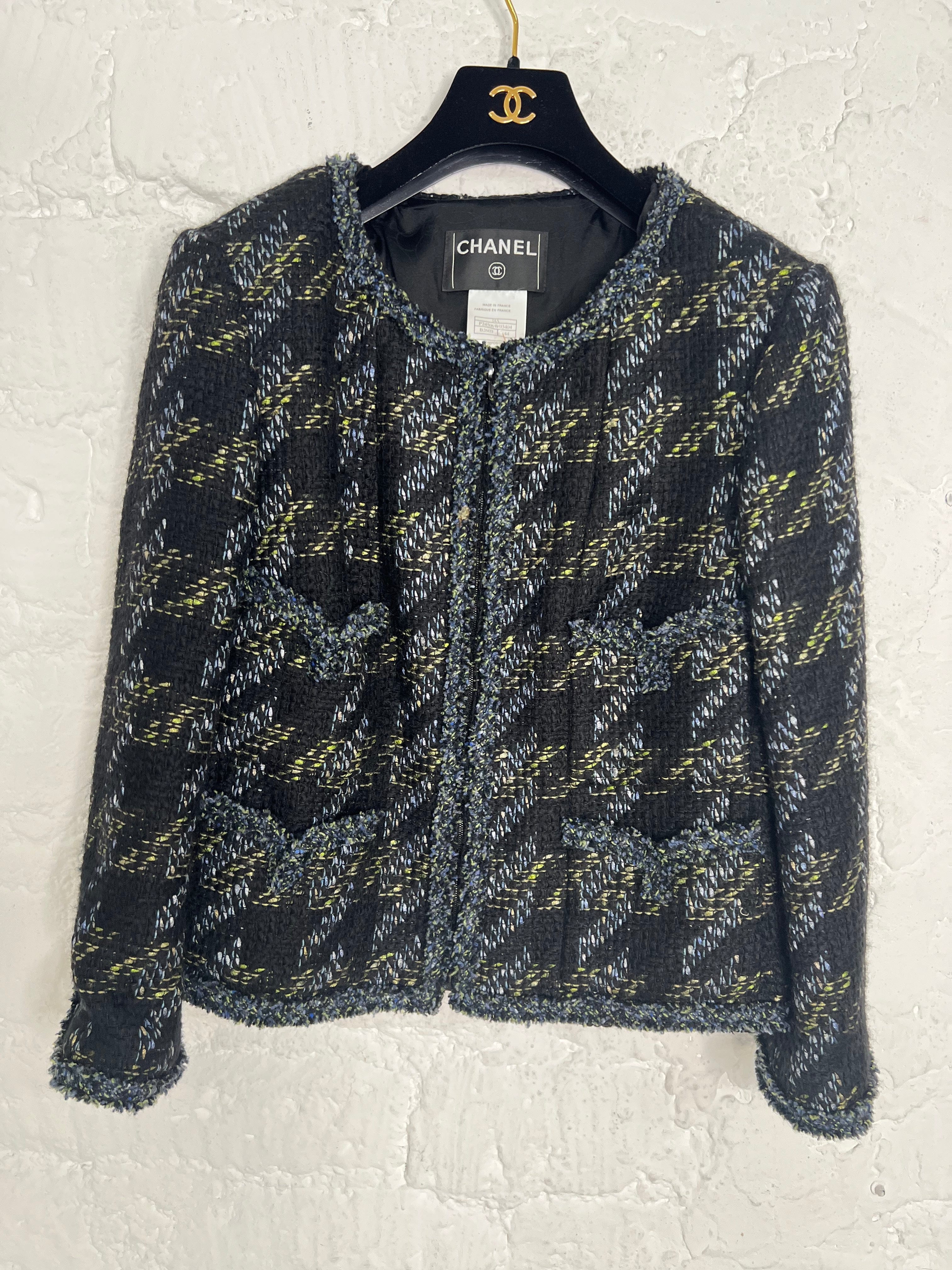 Chanel Chanel Tweed Multicolor Jacket ALEP008