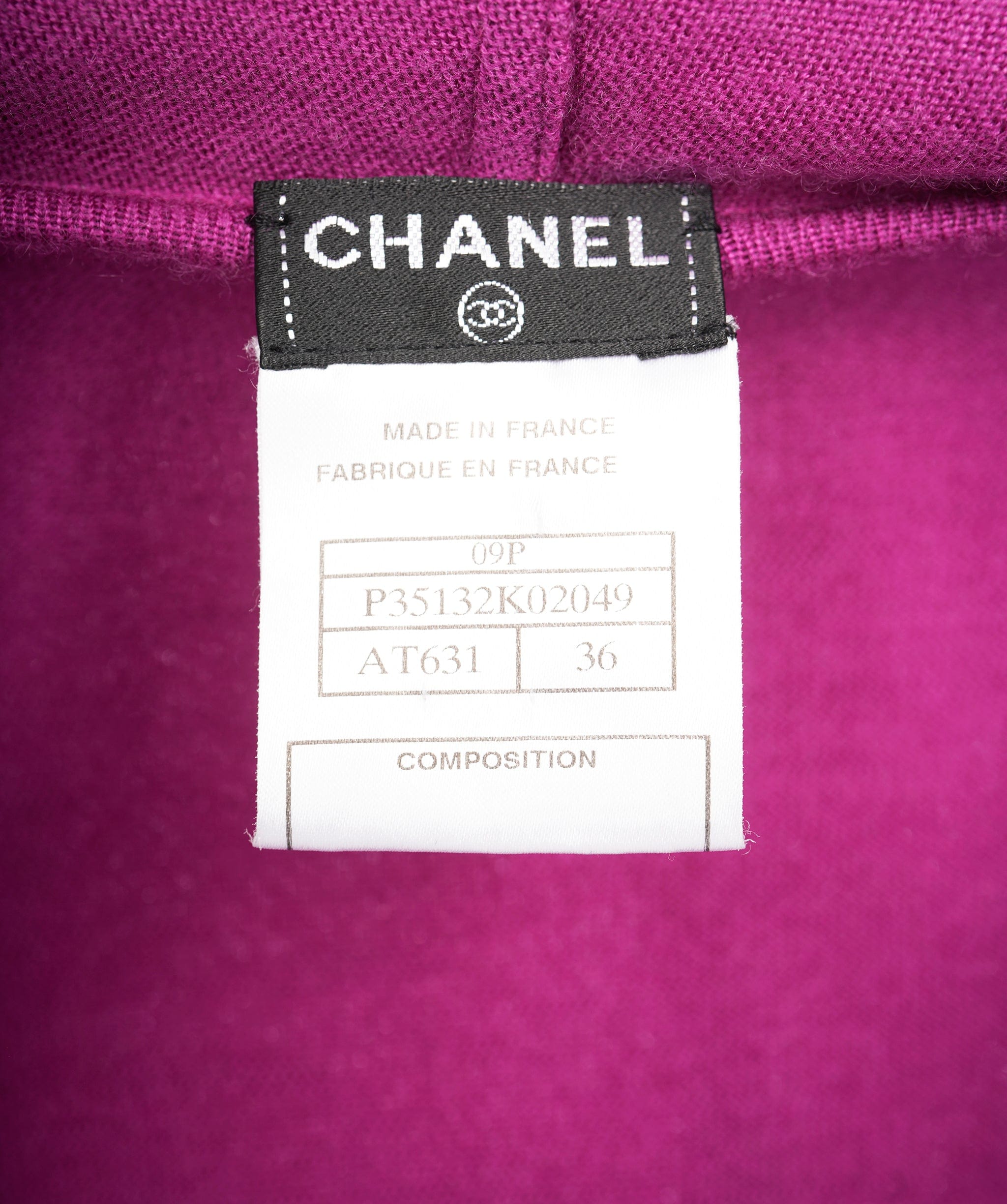 Chanel Chanel Vintage Fuschia Cashmere Sweater Vest ASL10232