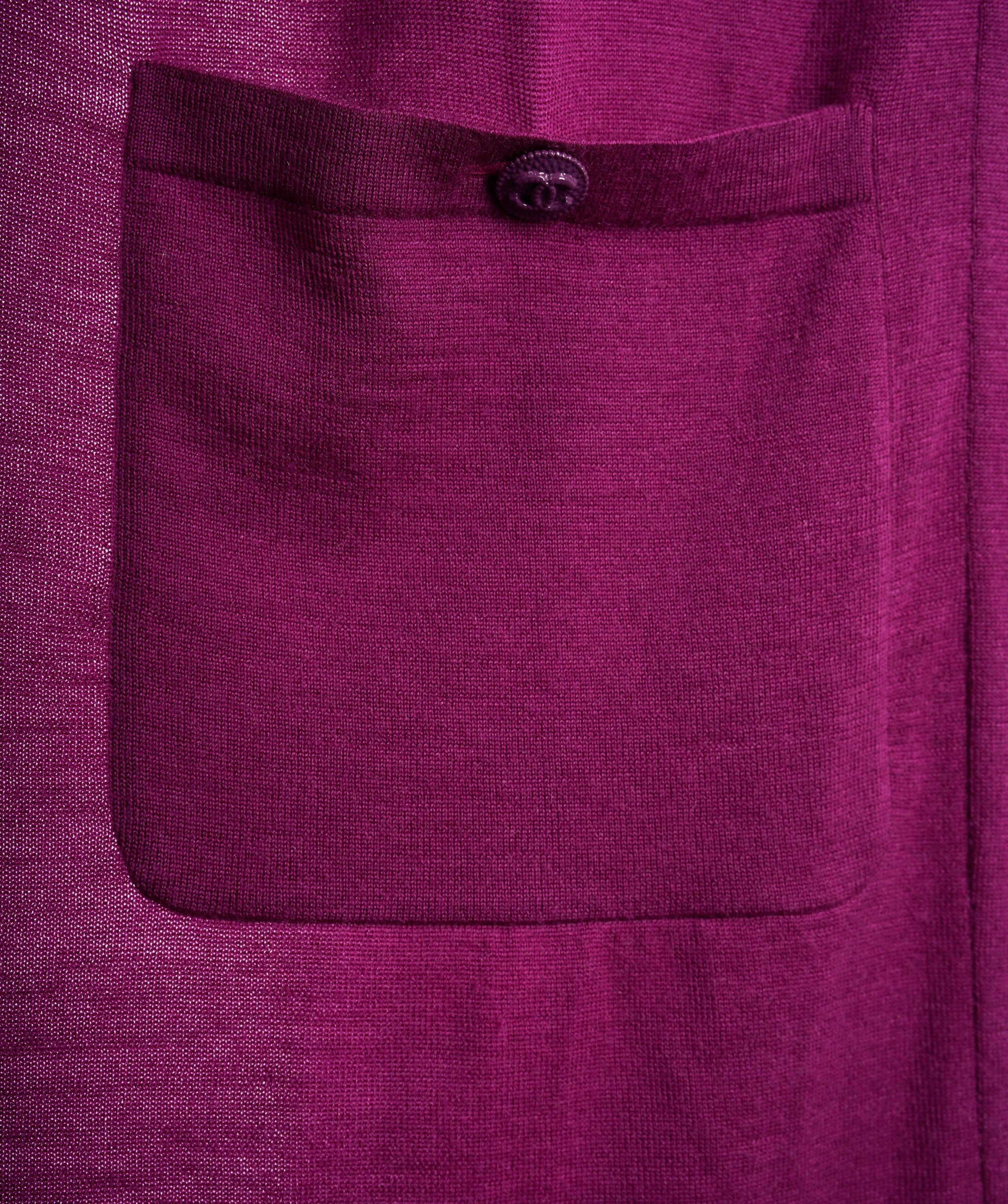 Chanel Chanel Vintage Fuschia Cashmere Sweater Vest ASL10232