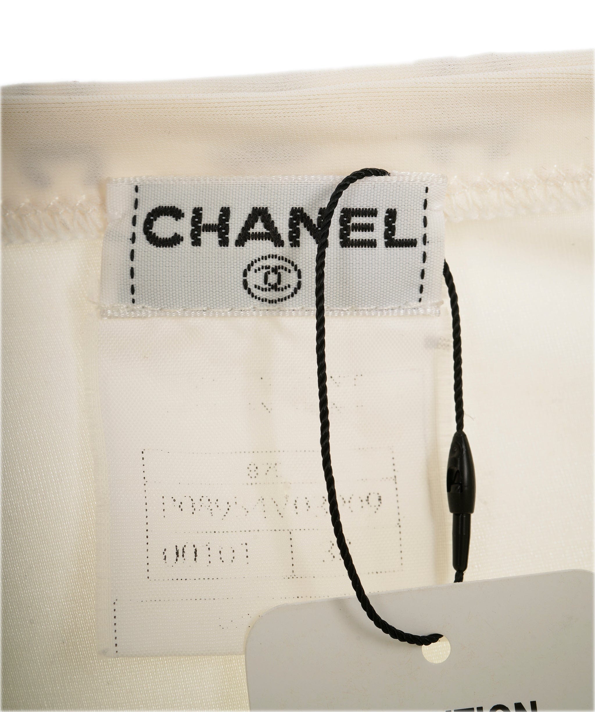 Chanel Chanel White CC logo  tee AVC2029