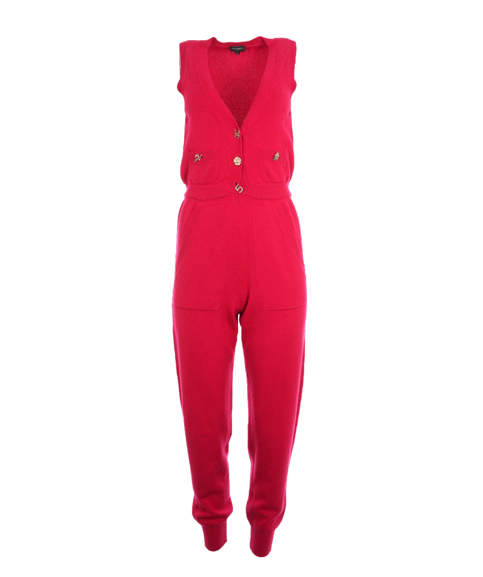 Chanel Jumpsuit Chanel charms hot pink FR34 P73466K10530 ALC1211