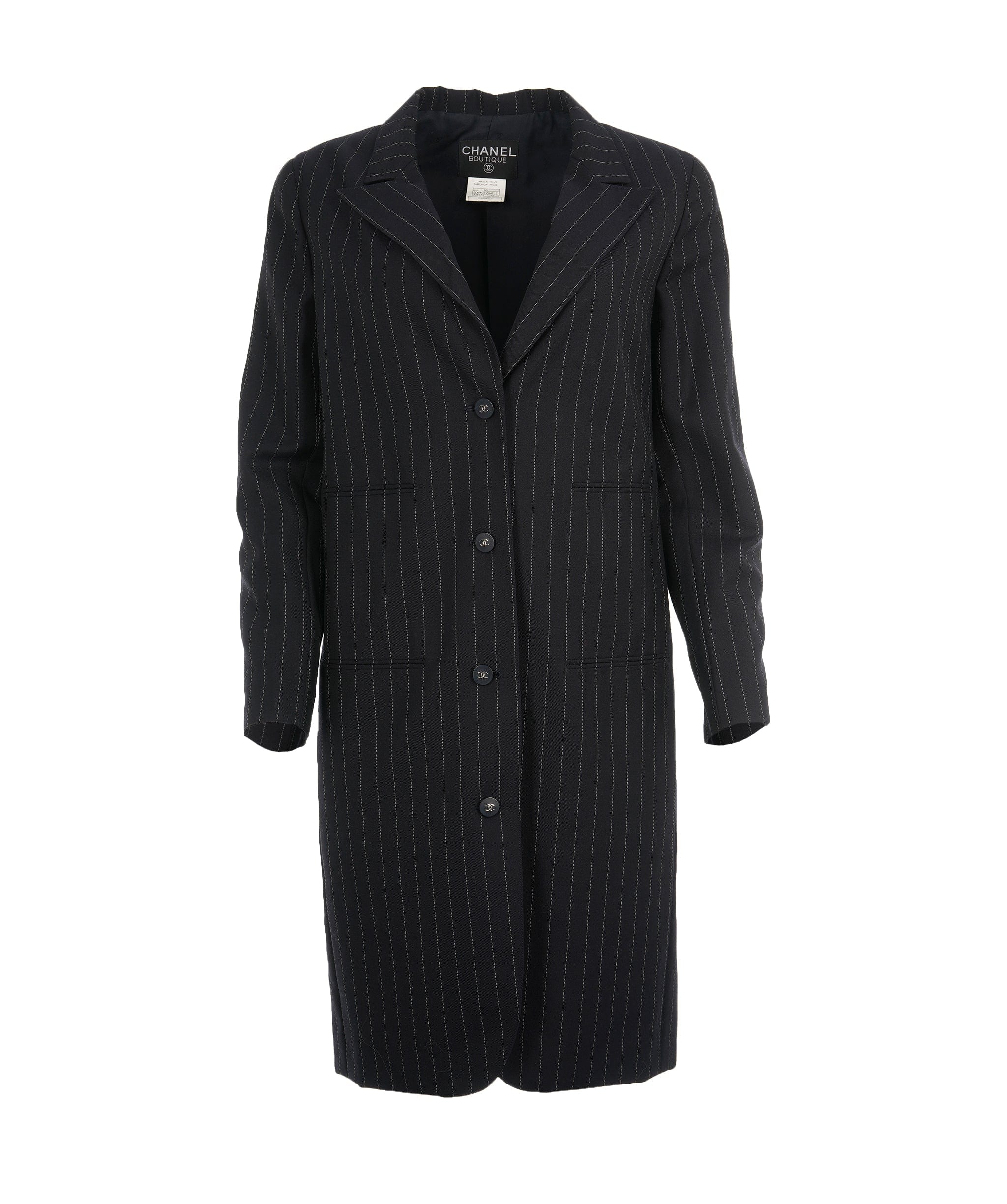 Chanel Super Rare Chanel Pinstripe CC Coat ALC1576