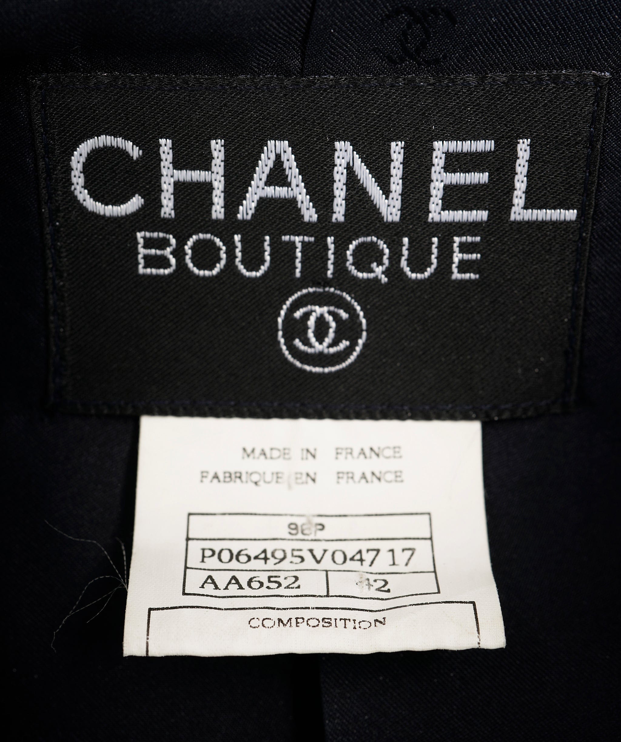 Chanel Super Rare Chanel Pinstripe CC Coat ALC1576