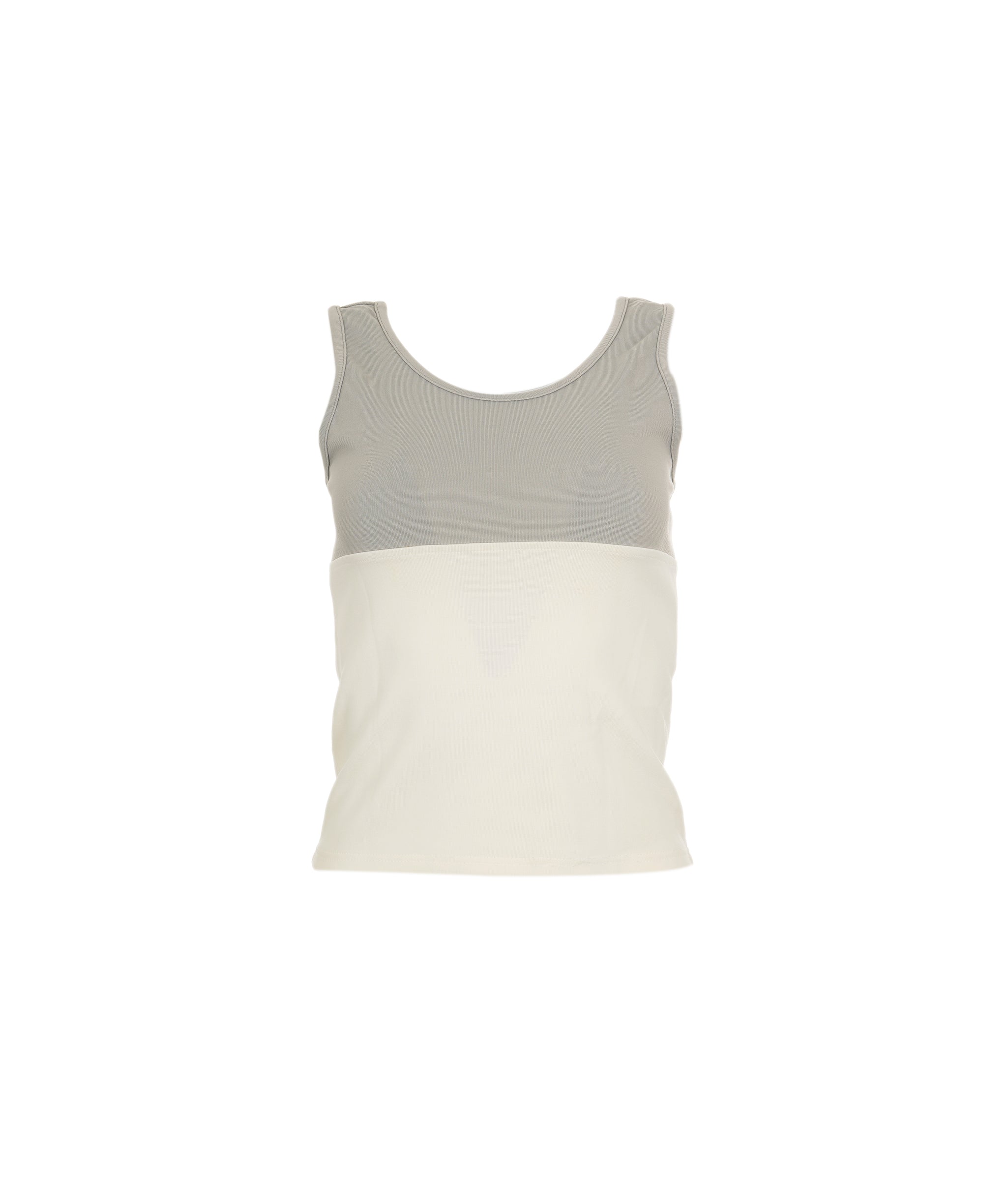 Chanel Chanel Sport 01P CC Tank Top Gray White ASL8914