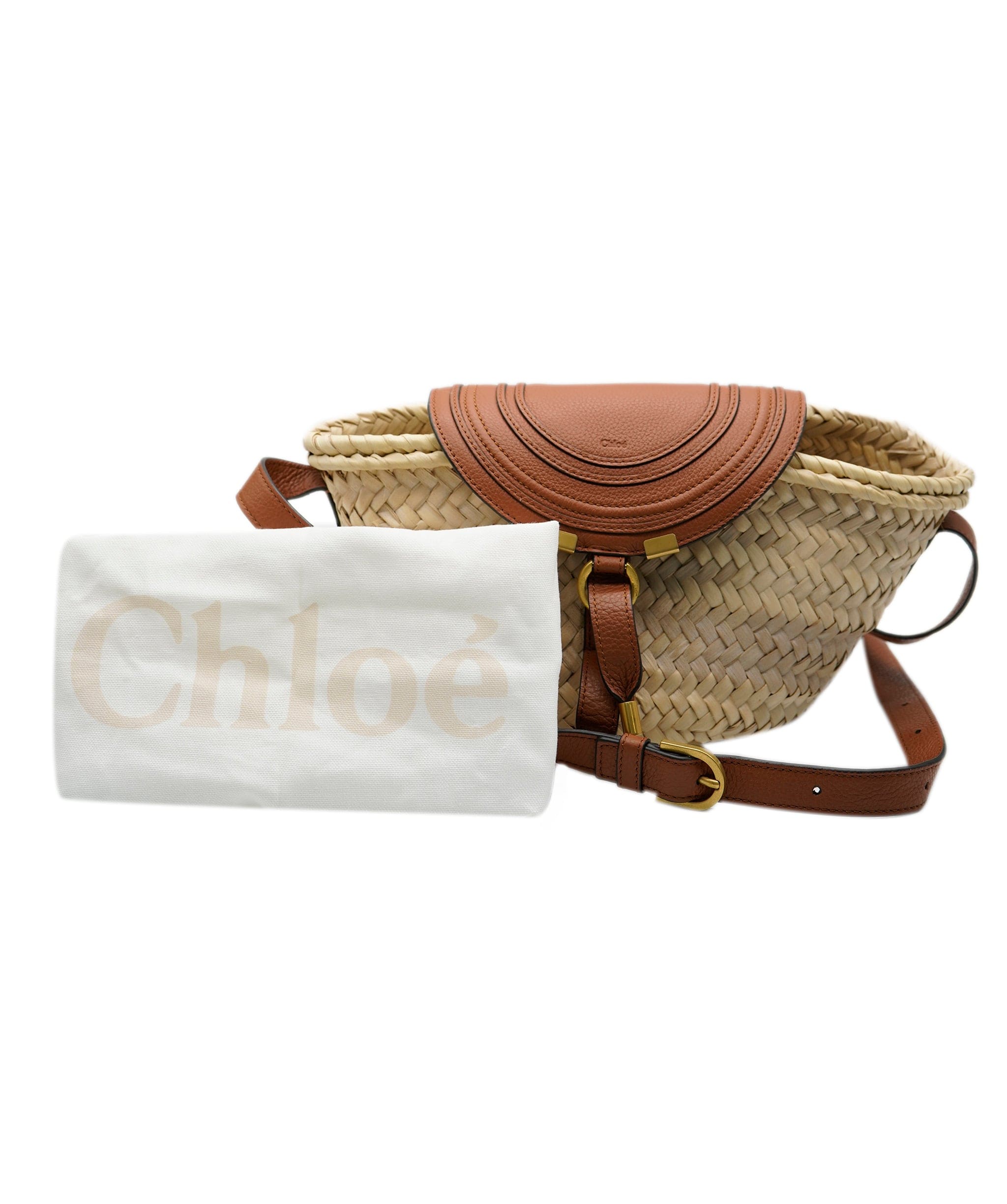 Chloé Chloe Small Marcie Raffia Tote - AJC0312