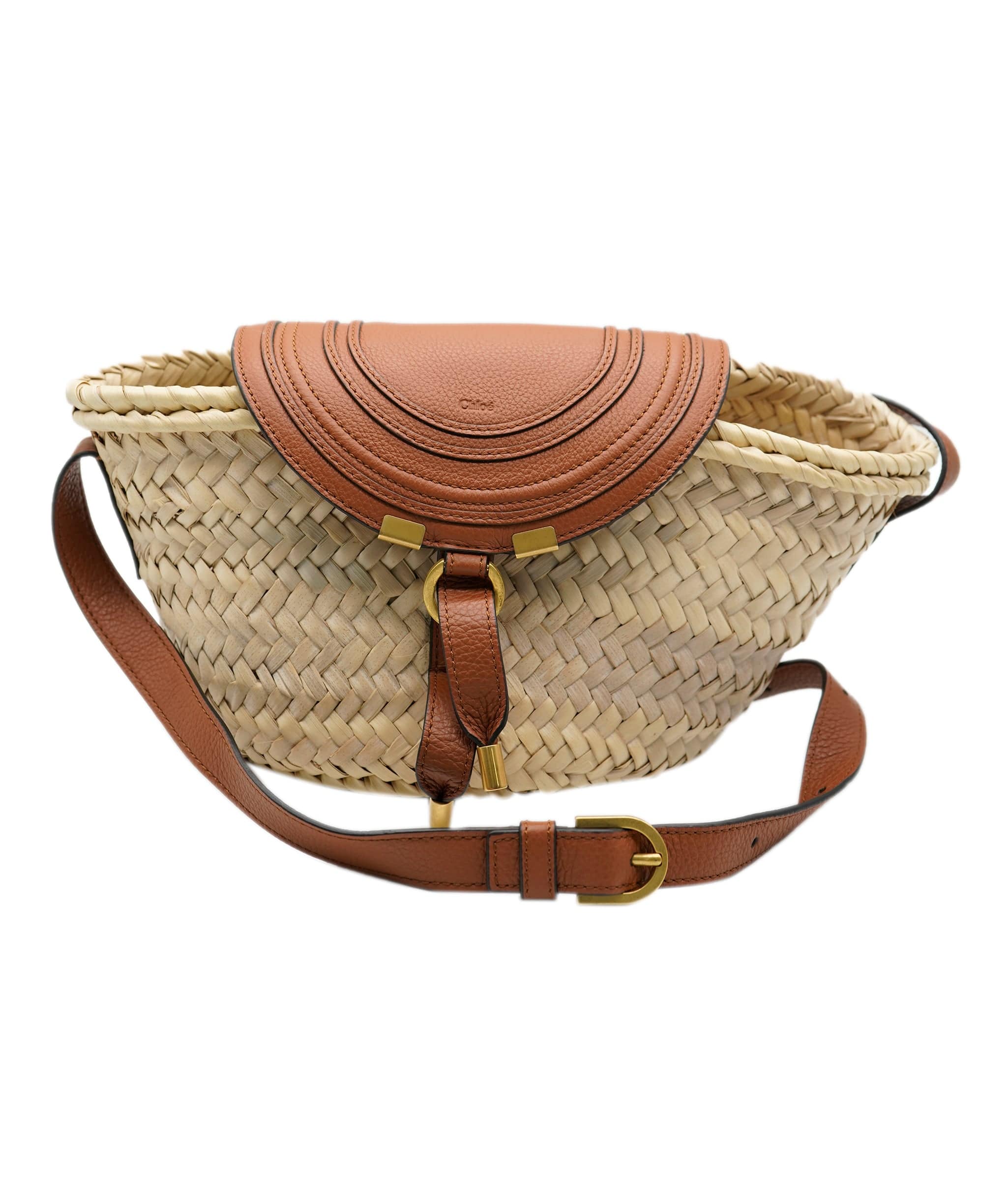 Chloé Chloe Small Marcie Raffia Tote - AJC0312