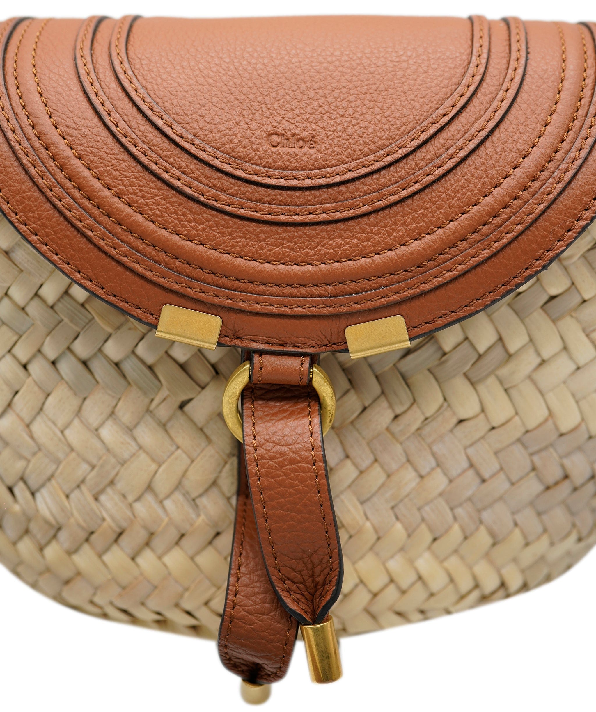 Chloé Chloe Small Marcie Raffia Tote - AJC0312