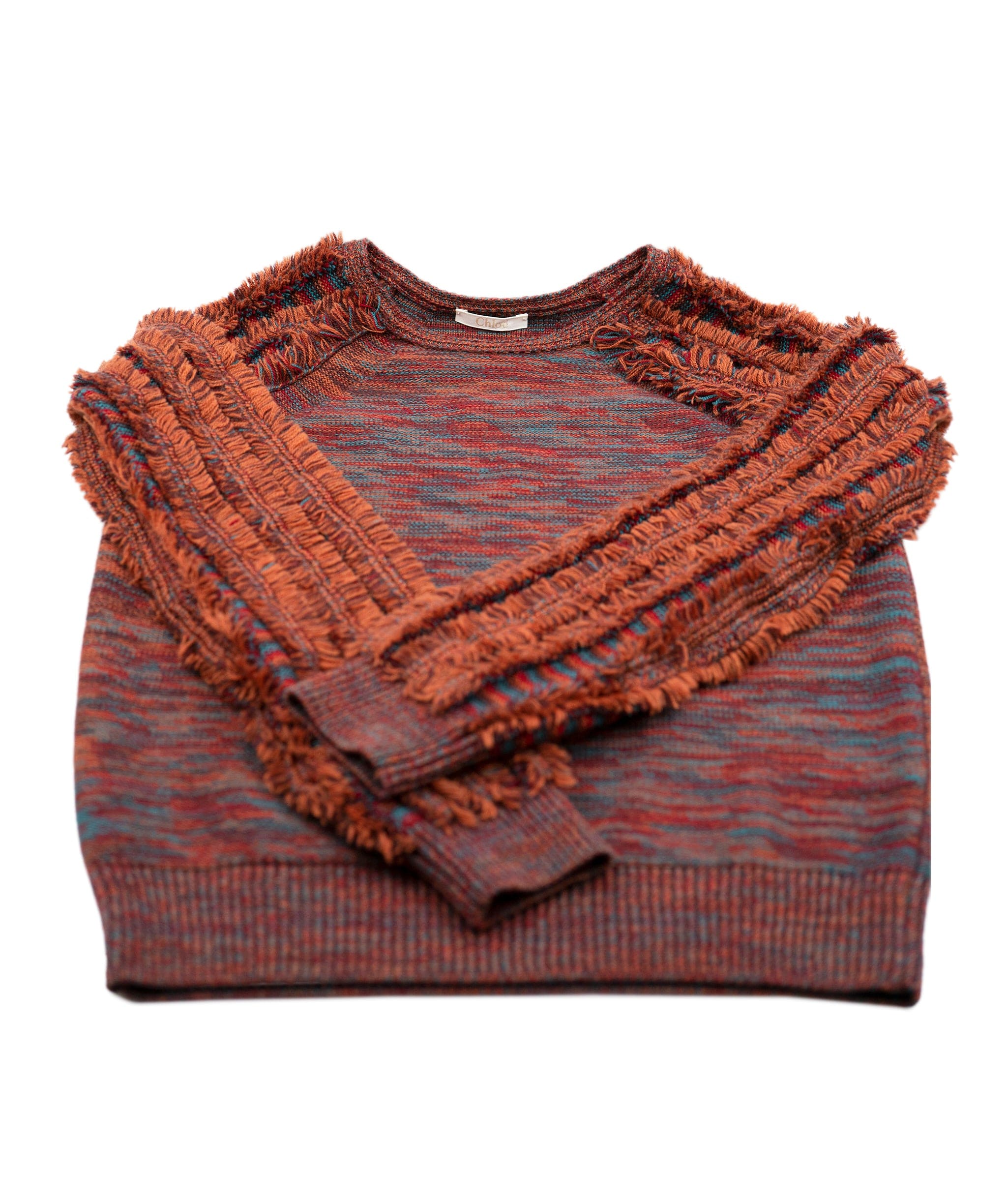 Chloé Chole tassle rusted ochre jumper