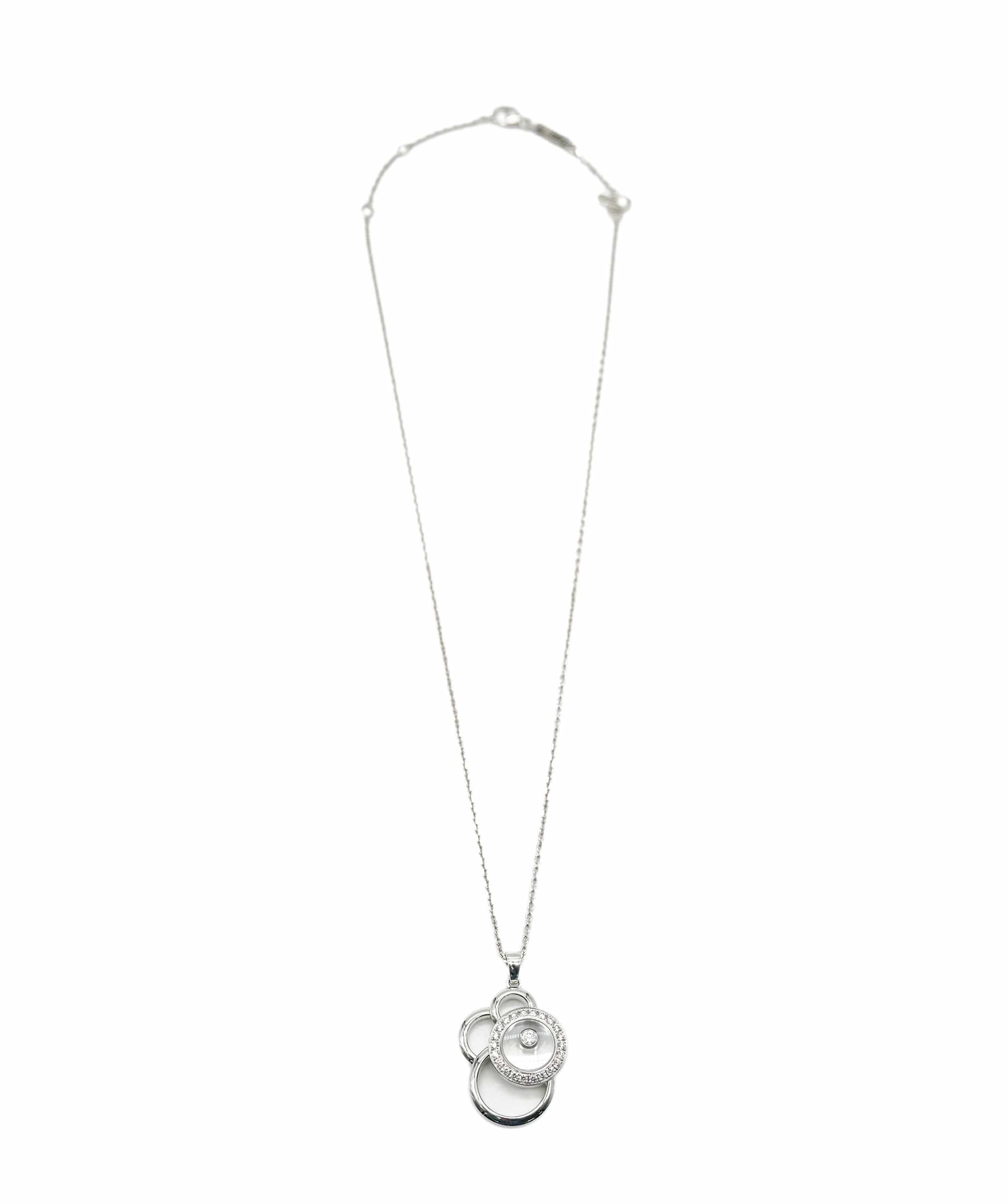 Chopard 18K White Gold Chopard Happy Dreams Diamond Pendant, 0.39 Ctw ABC0003