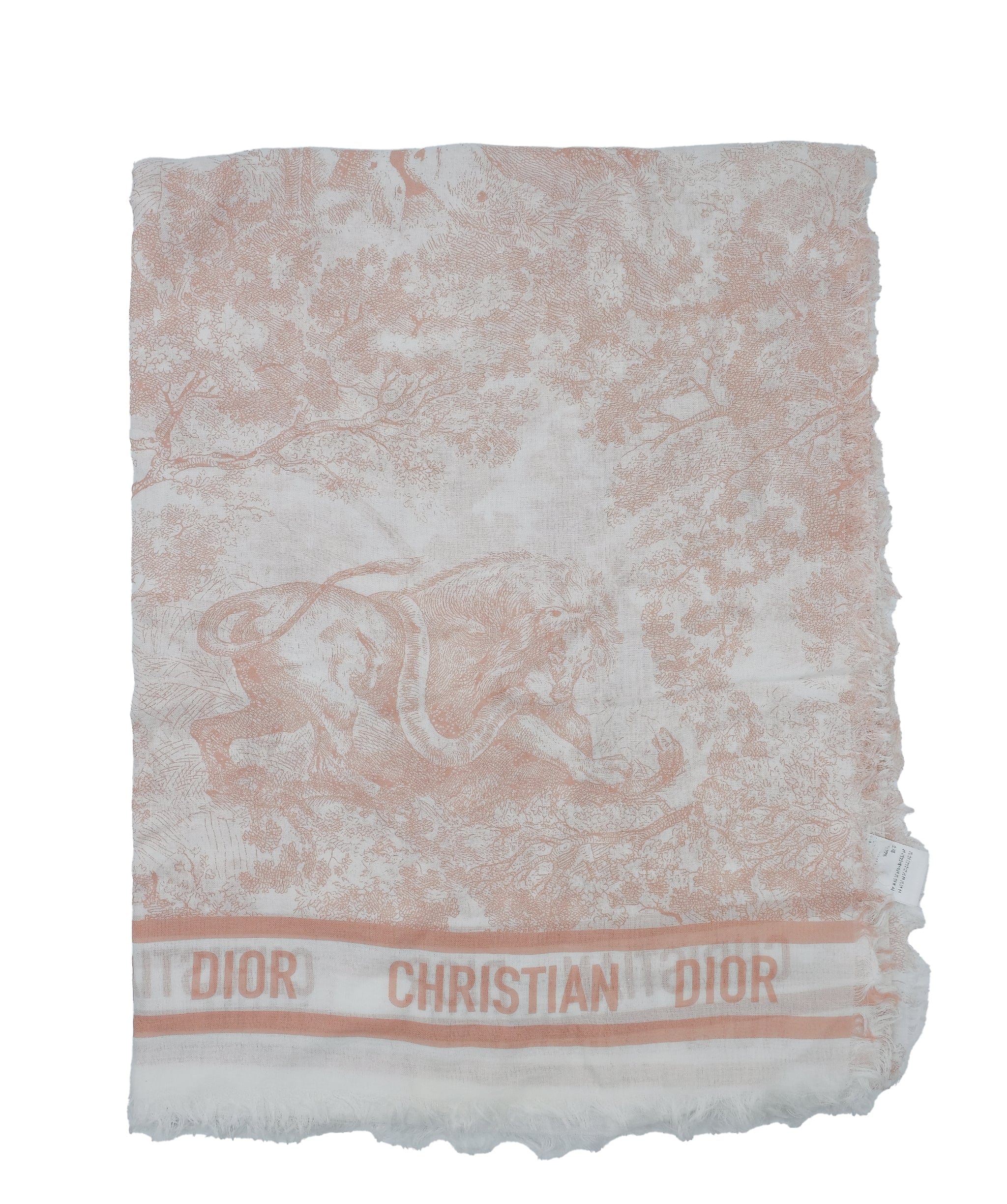 Christian Dior Christian Dior Scarf Pink Beige RJC3264