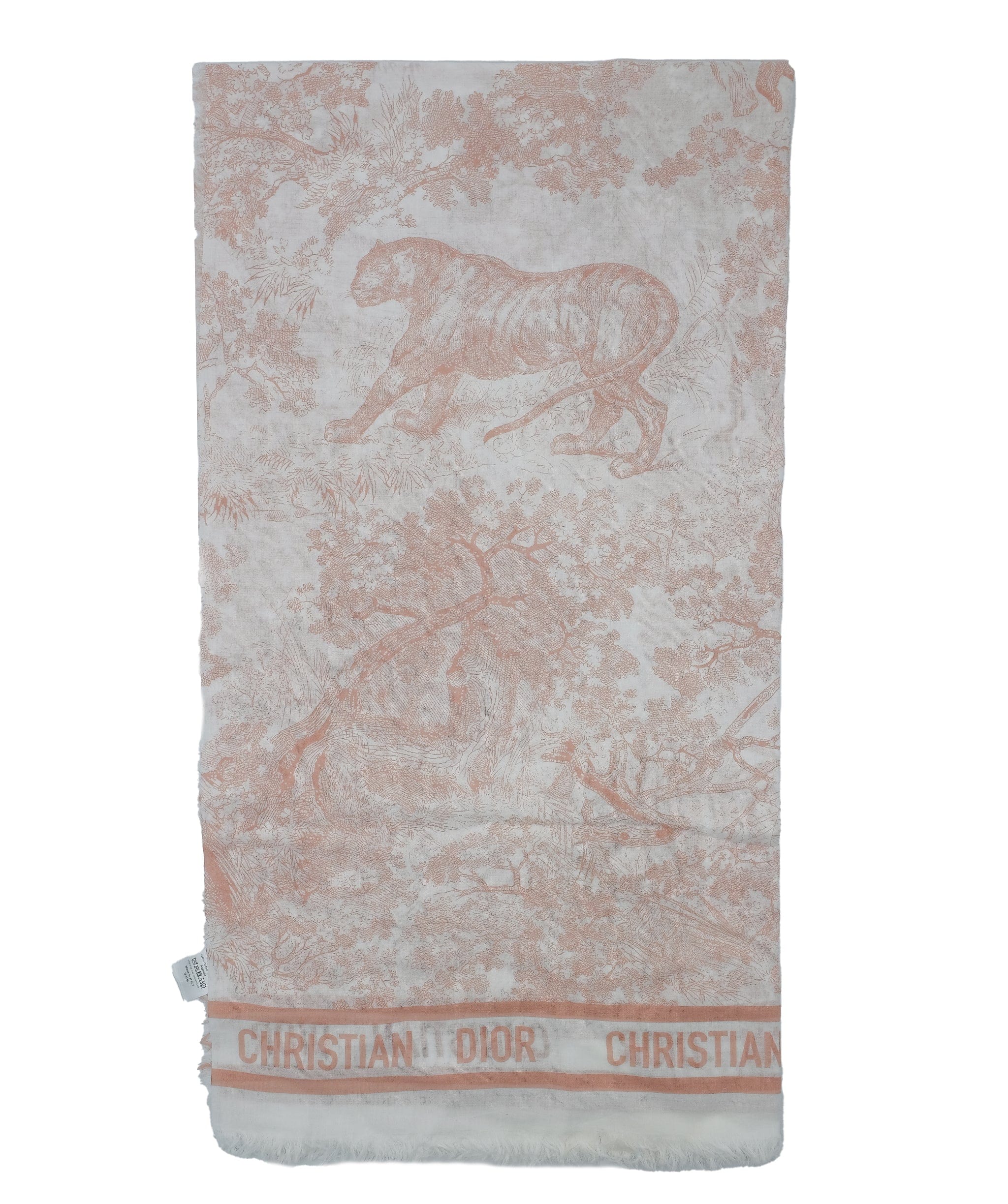 Christian Dior Christian Dior Scarf Pink Beige RJC3264