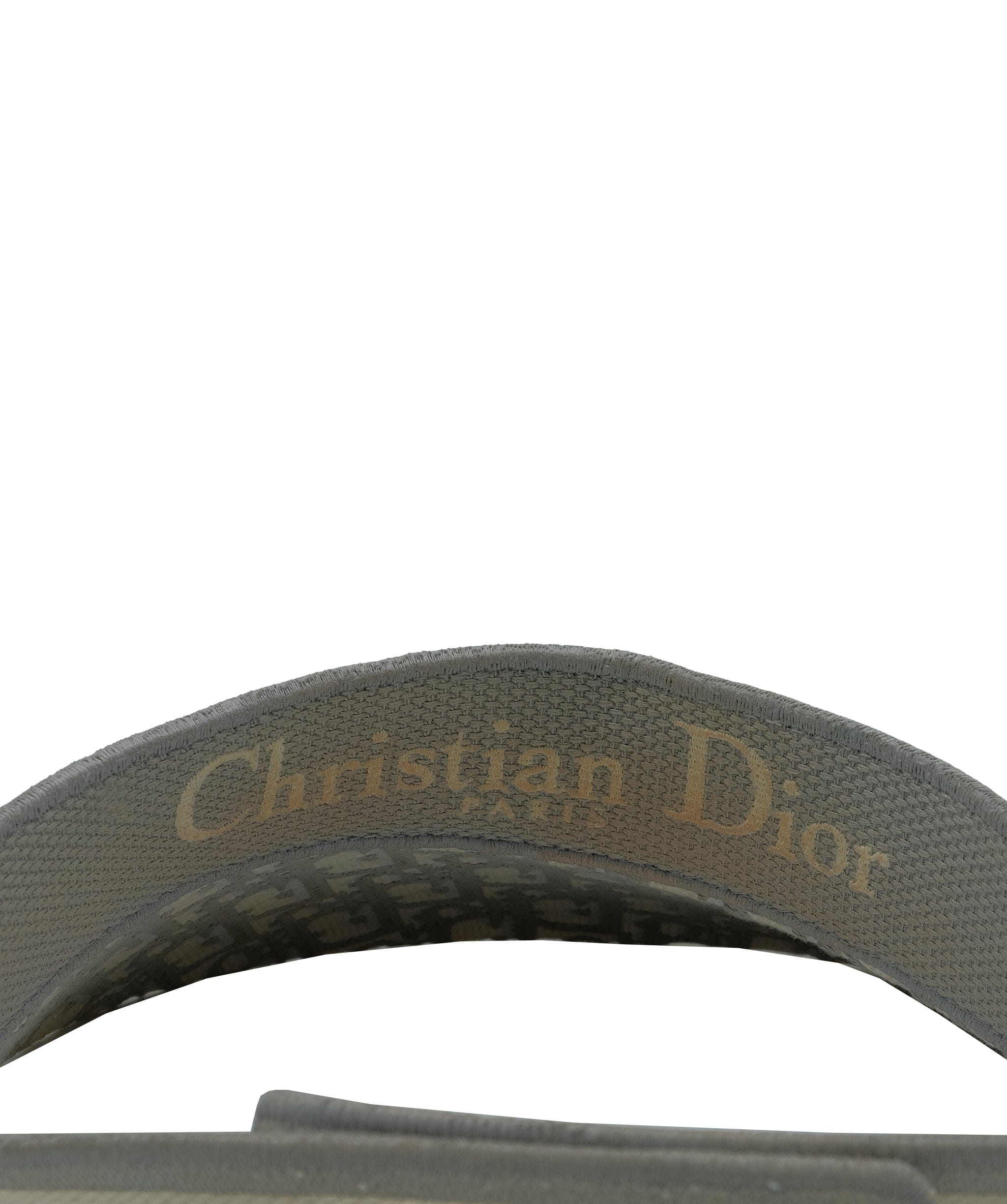 Christian Dior Christian Dior Sun Visor Oblique Grey RJC3175