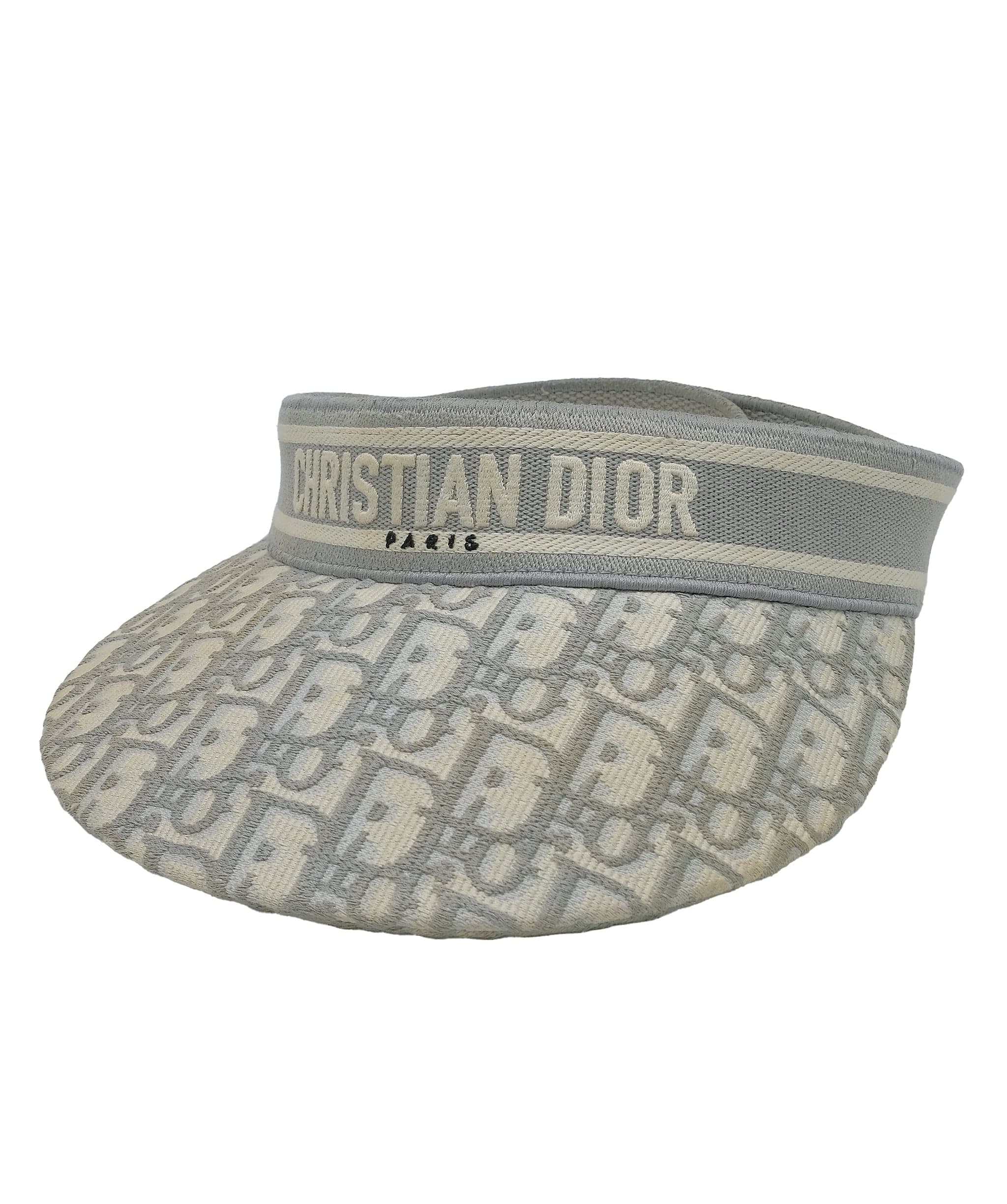 Christian Dior Christian Dior Sun Visor Oblique Grey RJC3175