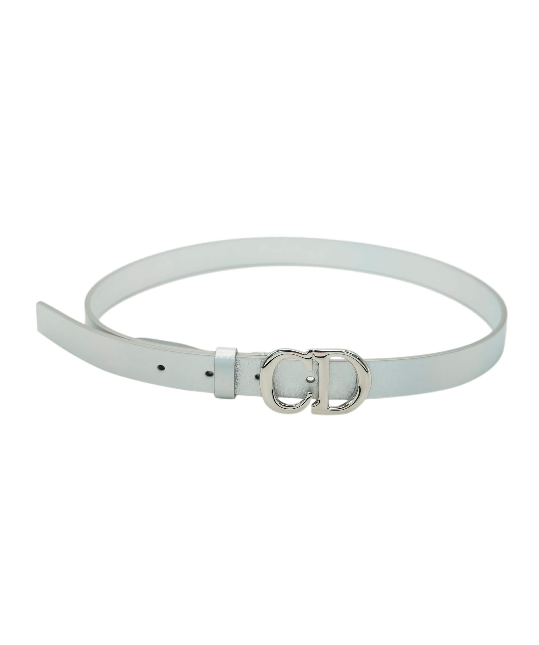 Christian Dior Dior silver chrome CD belt  AJL0219