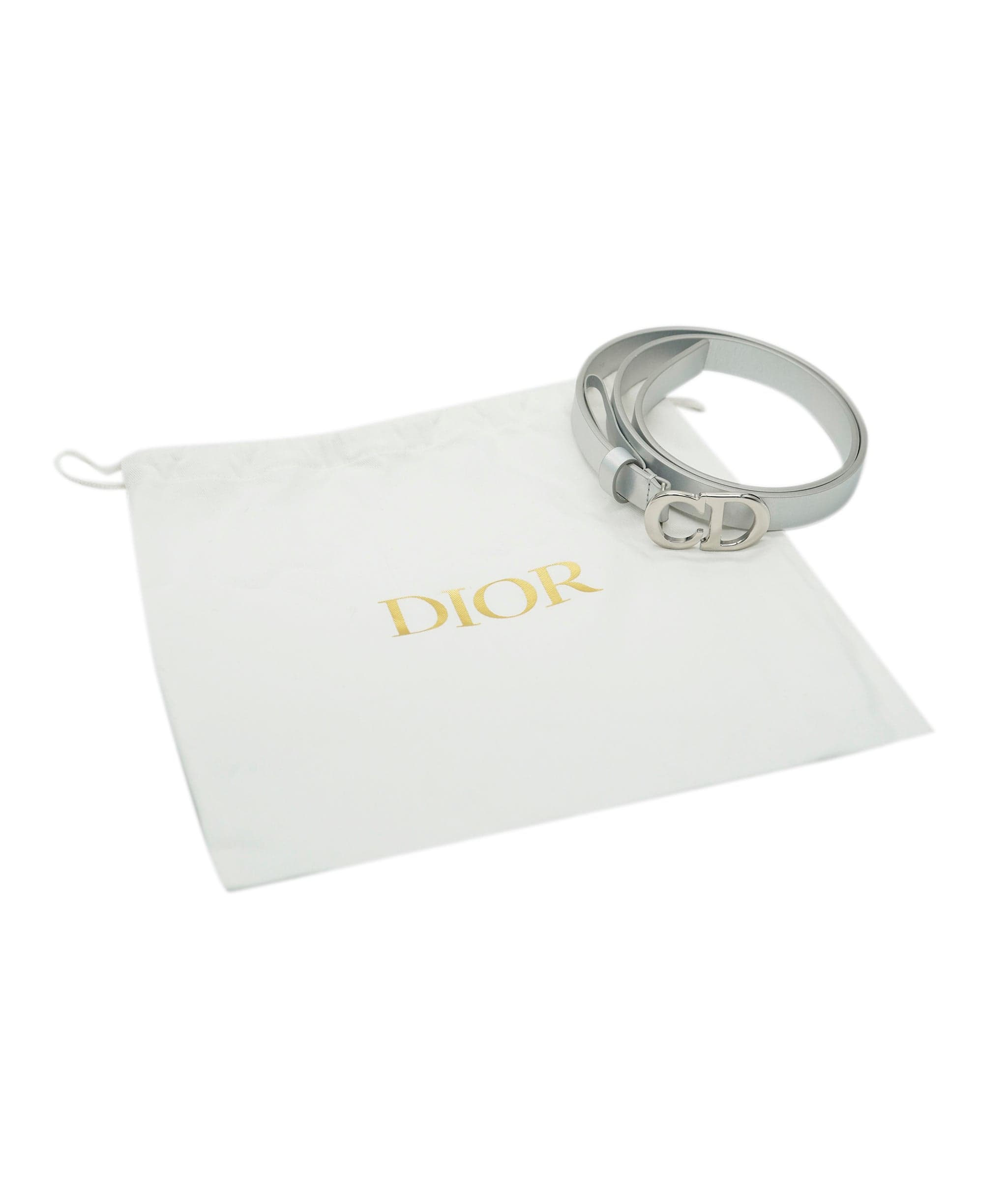 Christian Dior Dior silver chrome CD belt  AJL0219