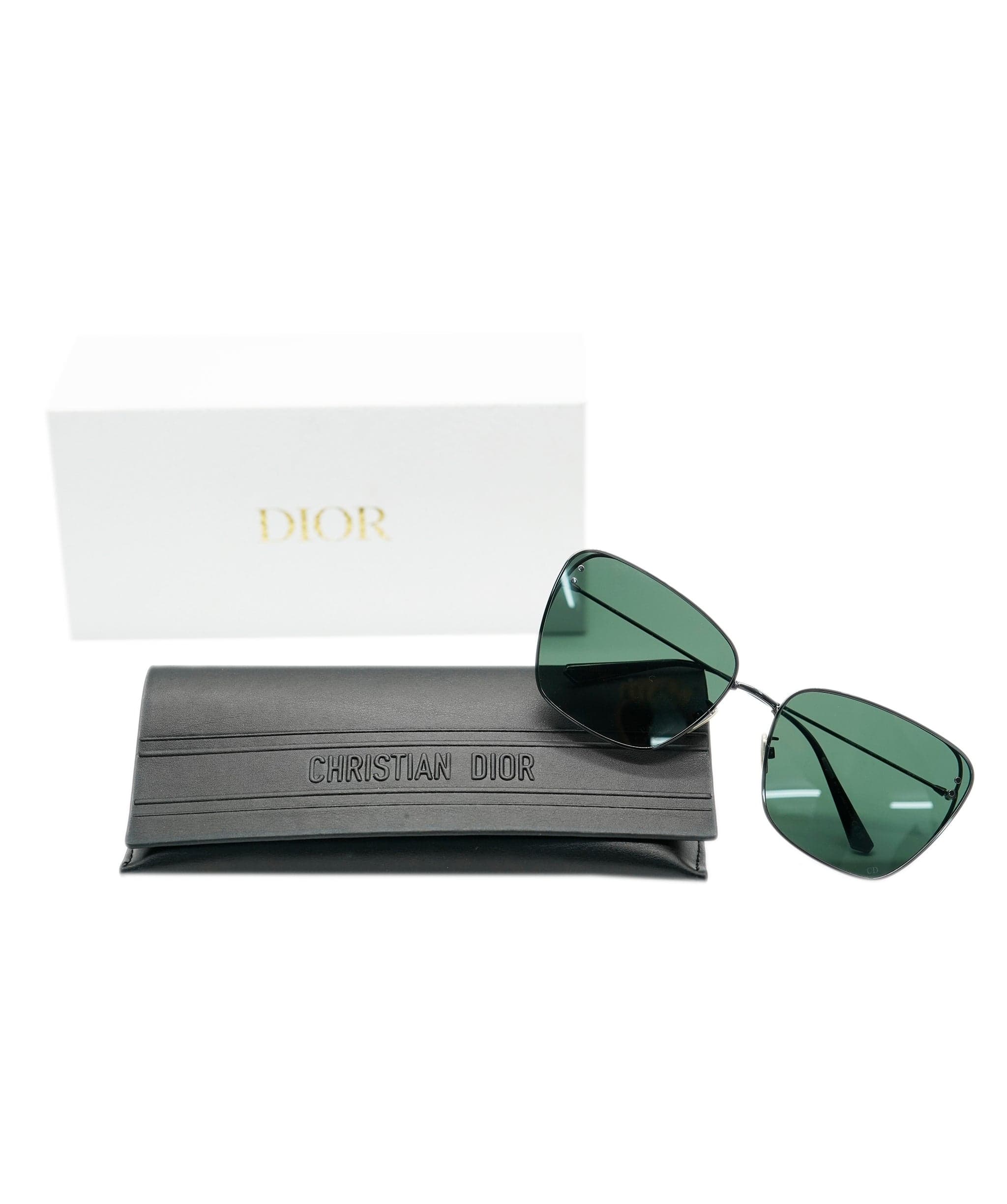 Christian Dior Chrisitian Dior Bottle Green cat eye sunglasses ASL9739