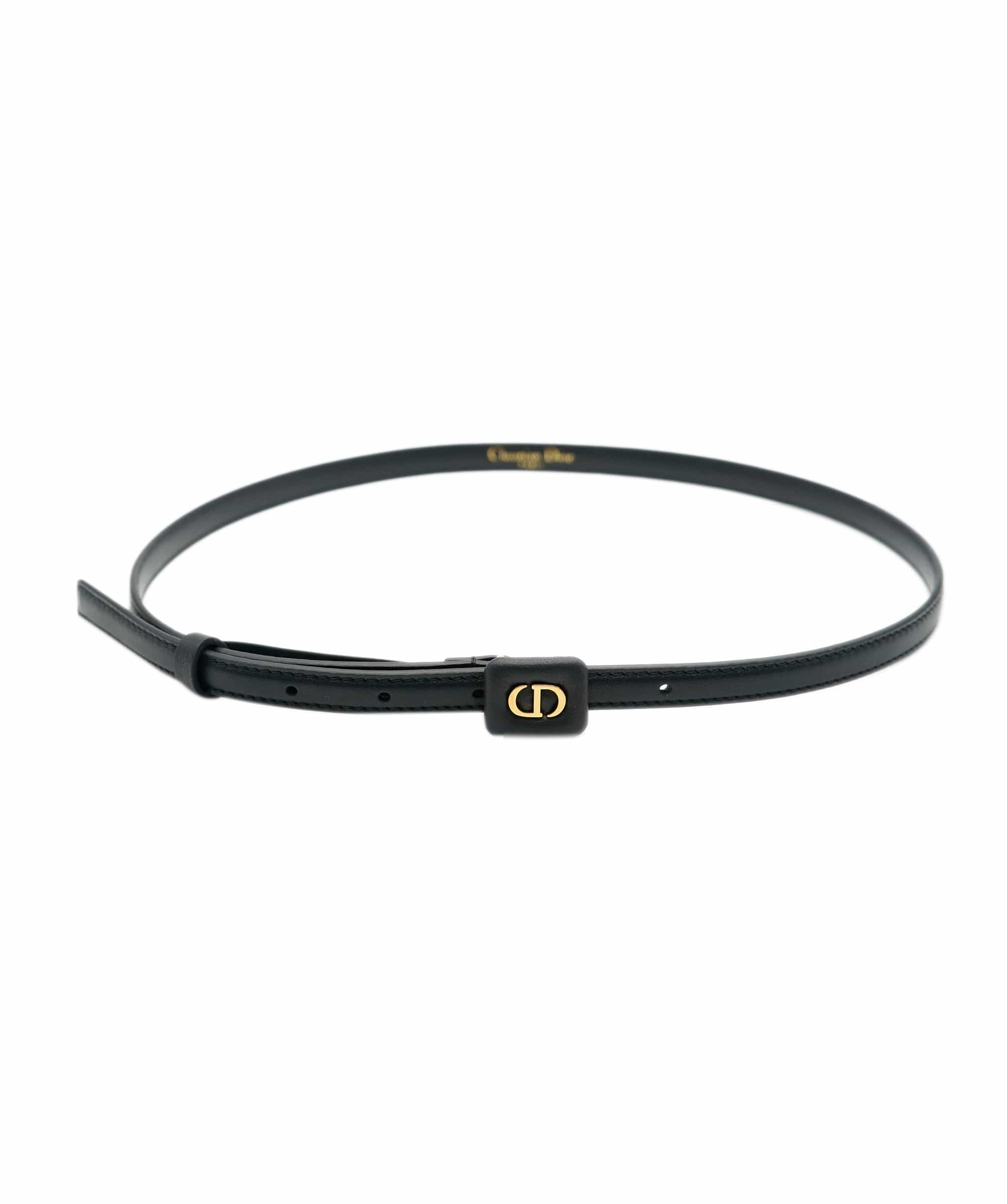 Christian Dior Dior Belt Bobby Fine Calfskin Black ASL9031