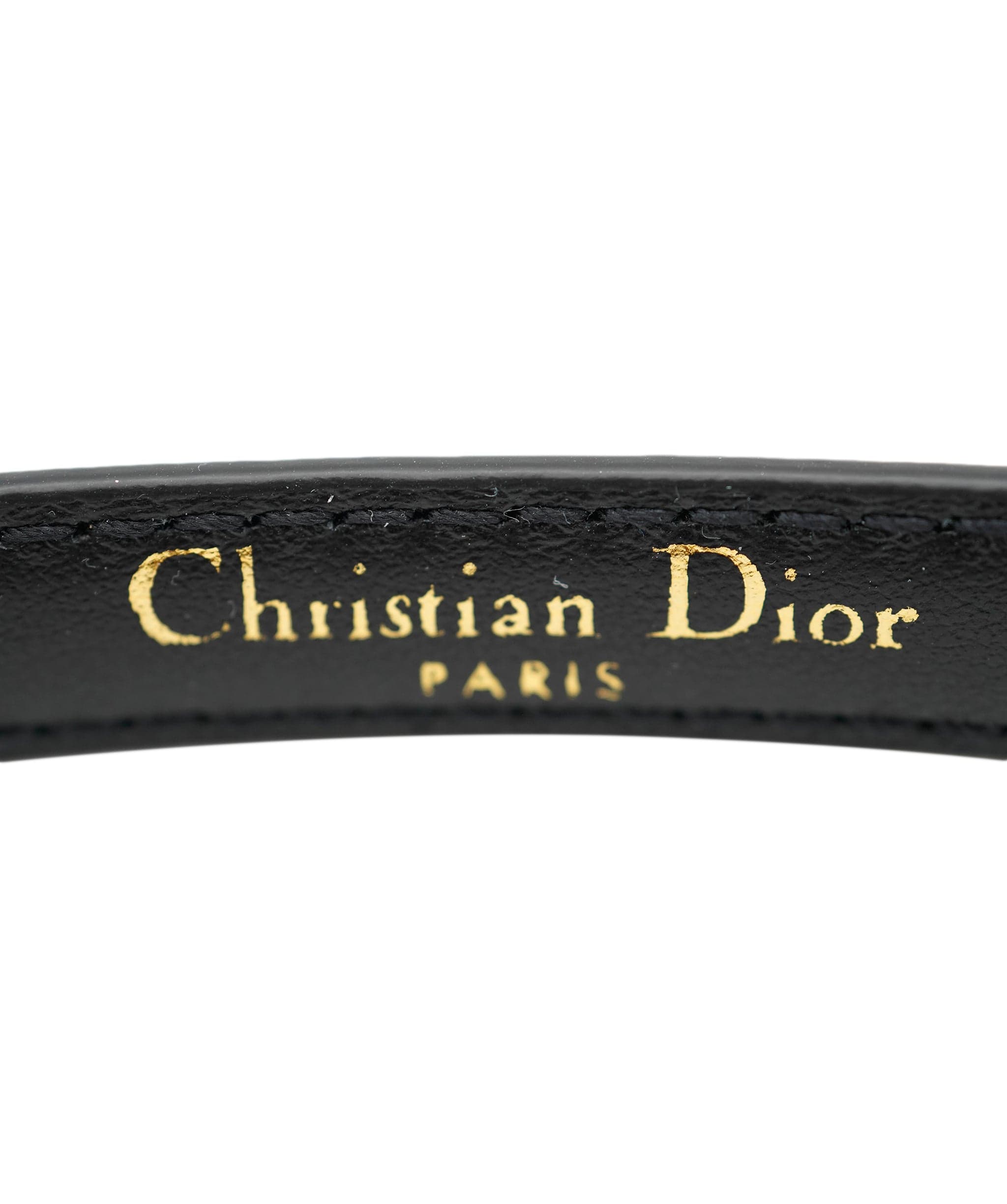 Christian Dior Dior Belt Bobby Fine Calfskin Black ASL9031