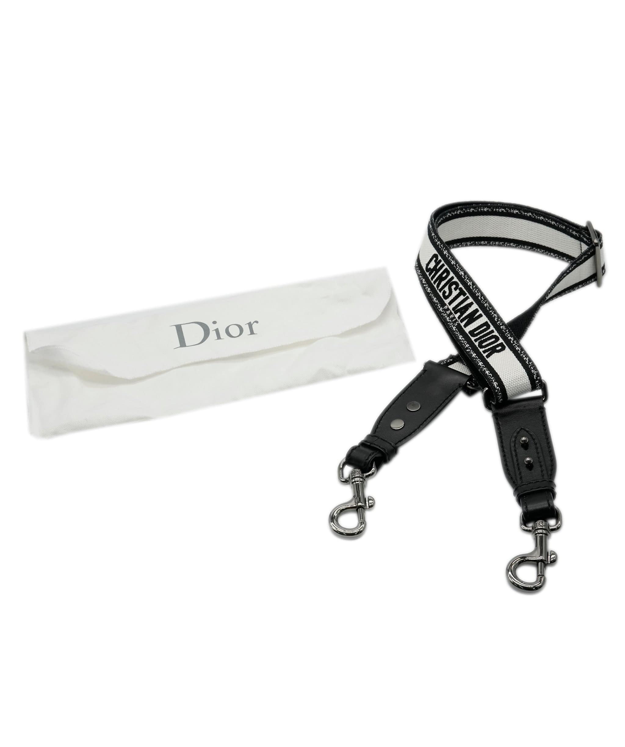 Christian Dior Dior classic black / white logo thin strap  ASL9450