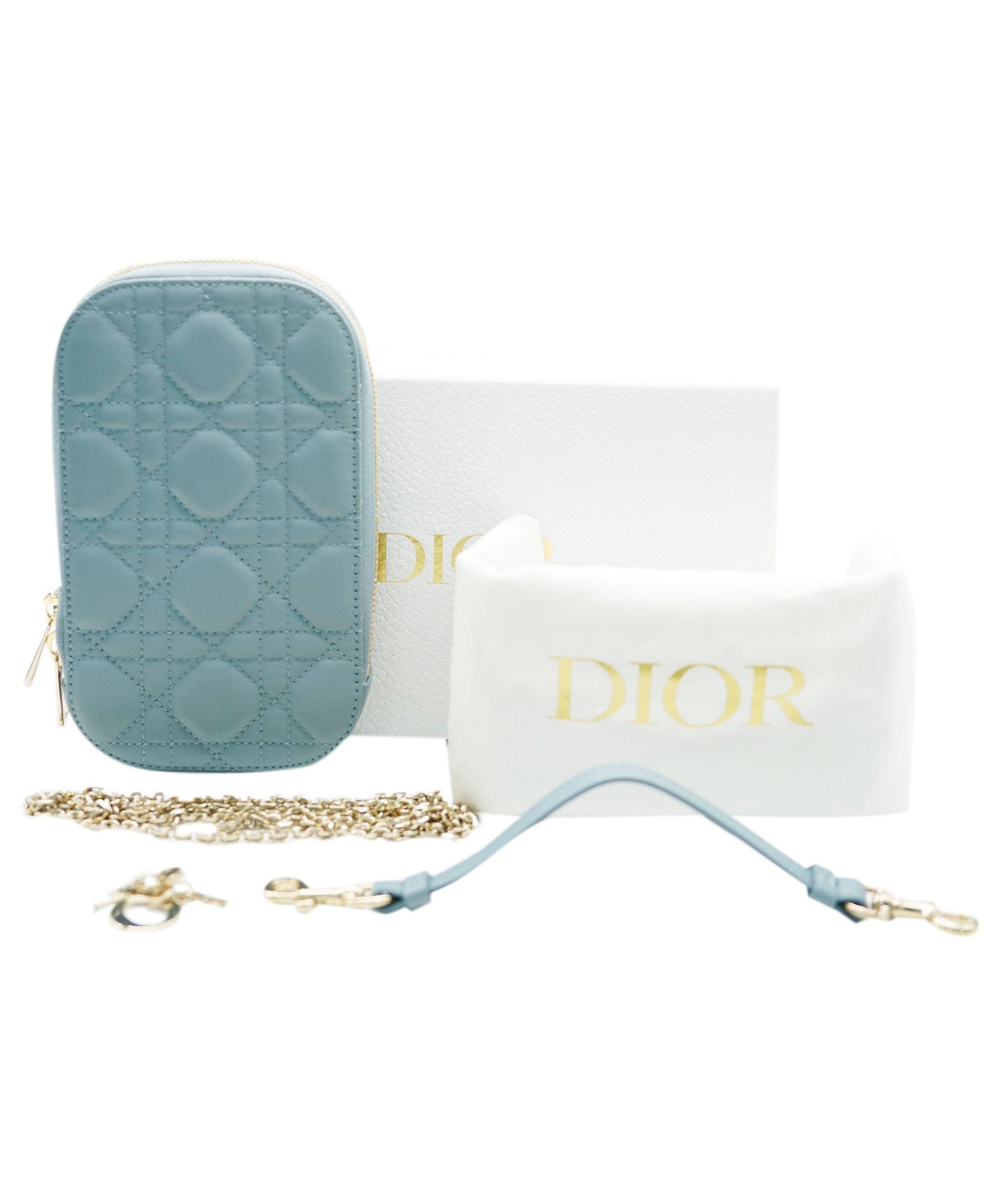 Christian Dior Dior Lady Dior Phone bag grey ASC2122