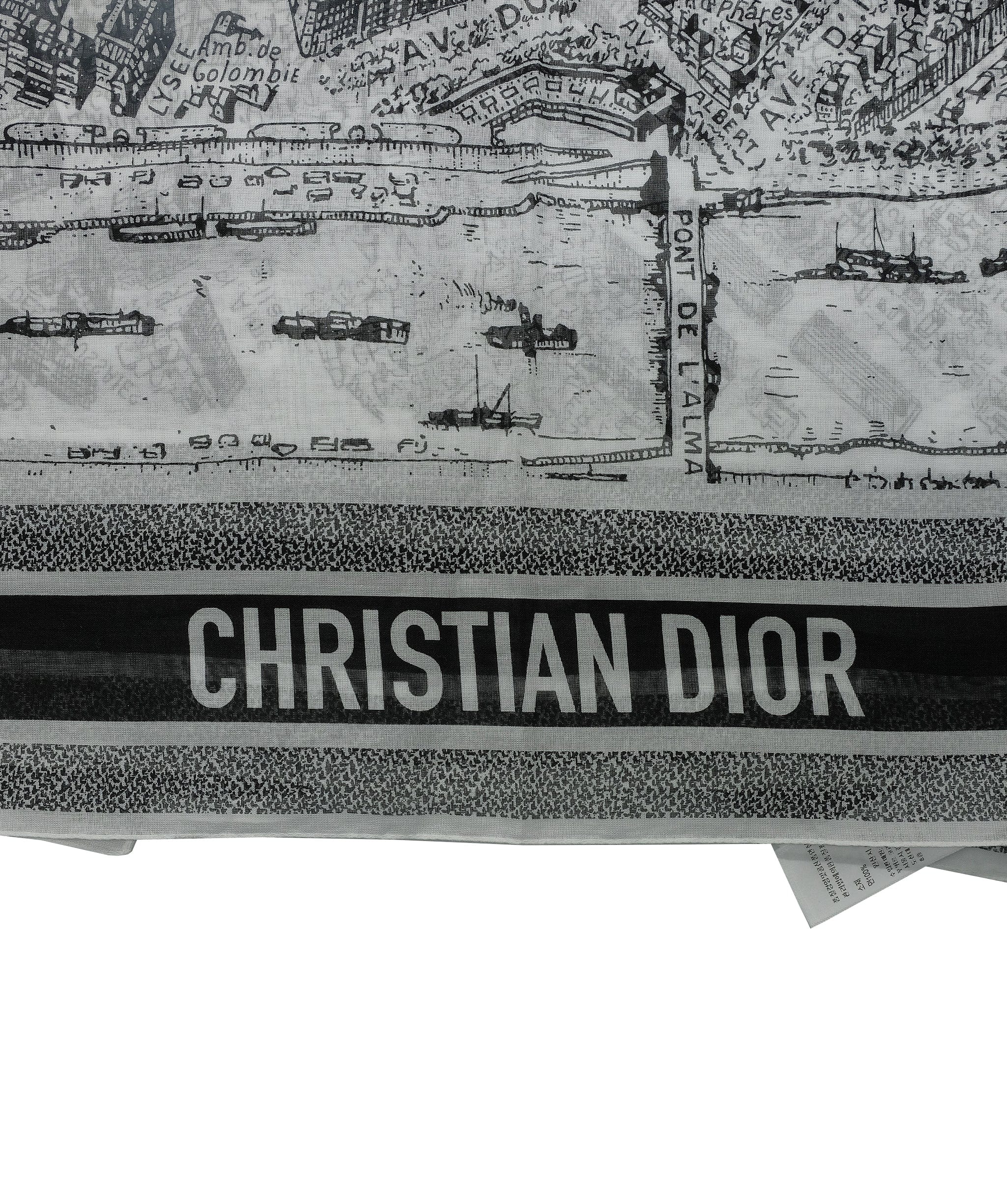 Christian Dior Dior Sarong Blak and white RJC2875