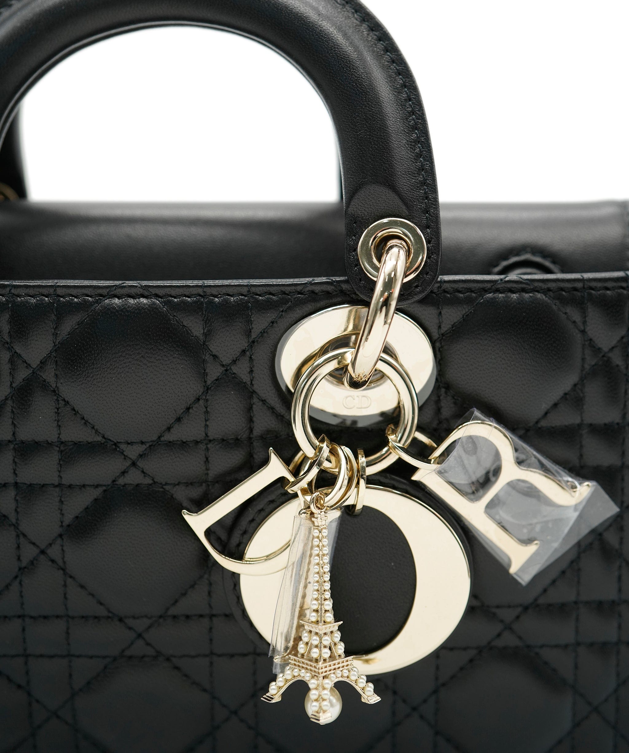 Christian Dior Christian Dior D-Joy Black with GHW Medium ALL0643