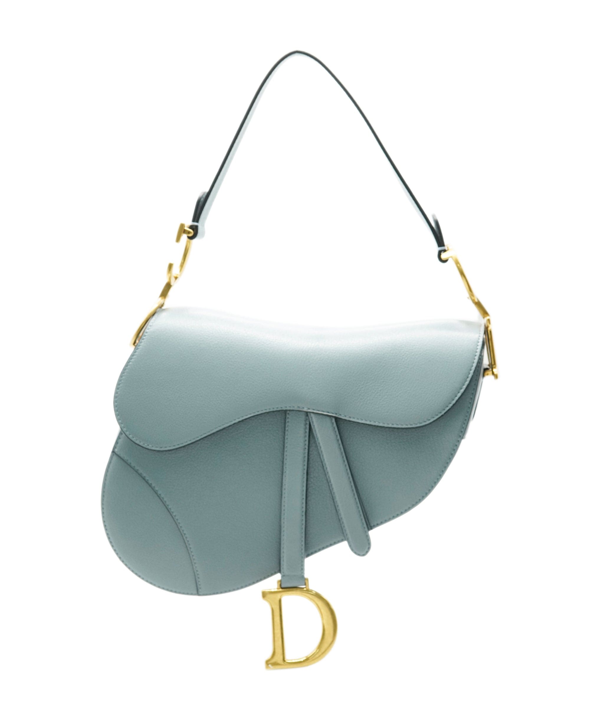 Christian Dior Christian Dior Large Blue Saddle Cloud Blue  ALL0654