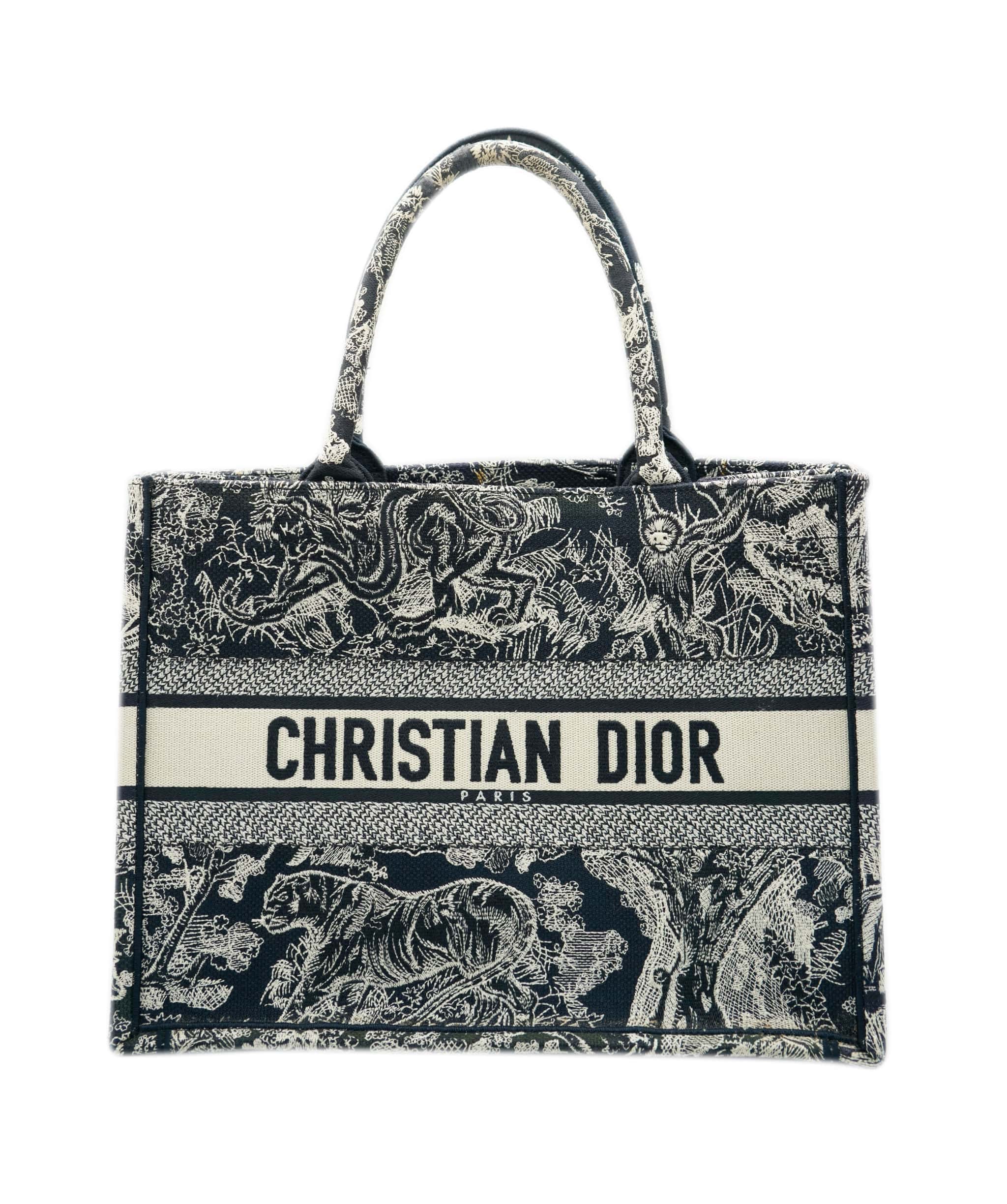 Christian Dior Christian Dior Tote Blue Toile de Jouy Reverse Embroidery ALC0530