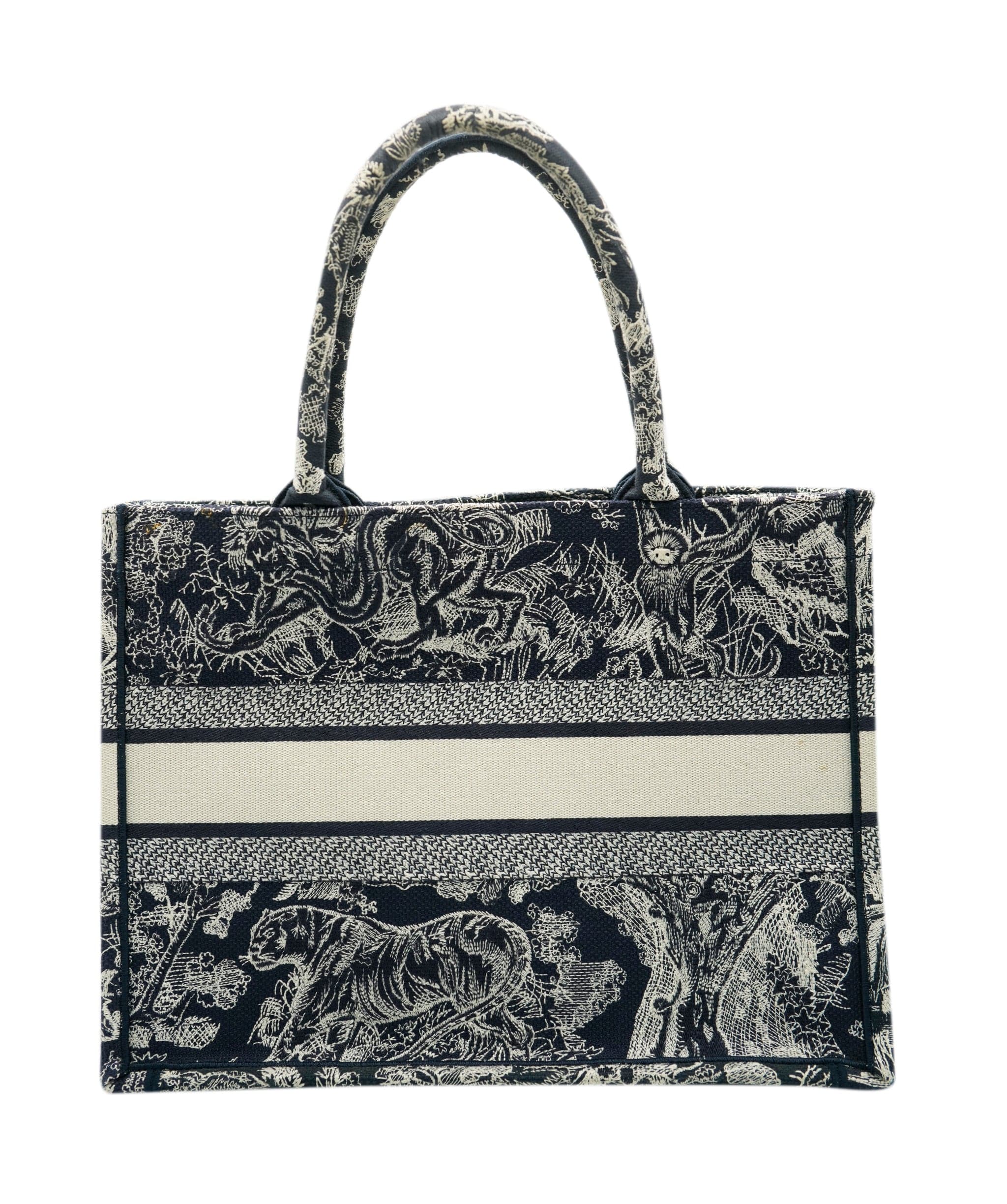 Christian Dior Christian Dior Tote Blue Toile de Jouy Reverse Embroidery ALC0530