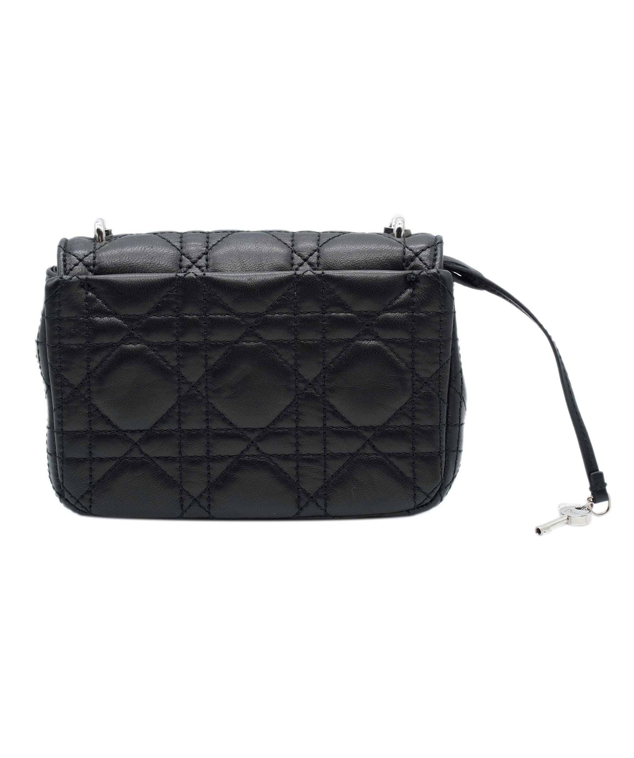 Christian Dior Dior Black Leather Mini Miss Dior ASC2353