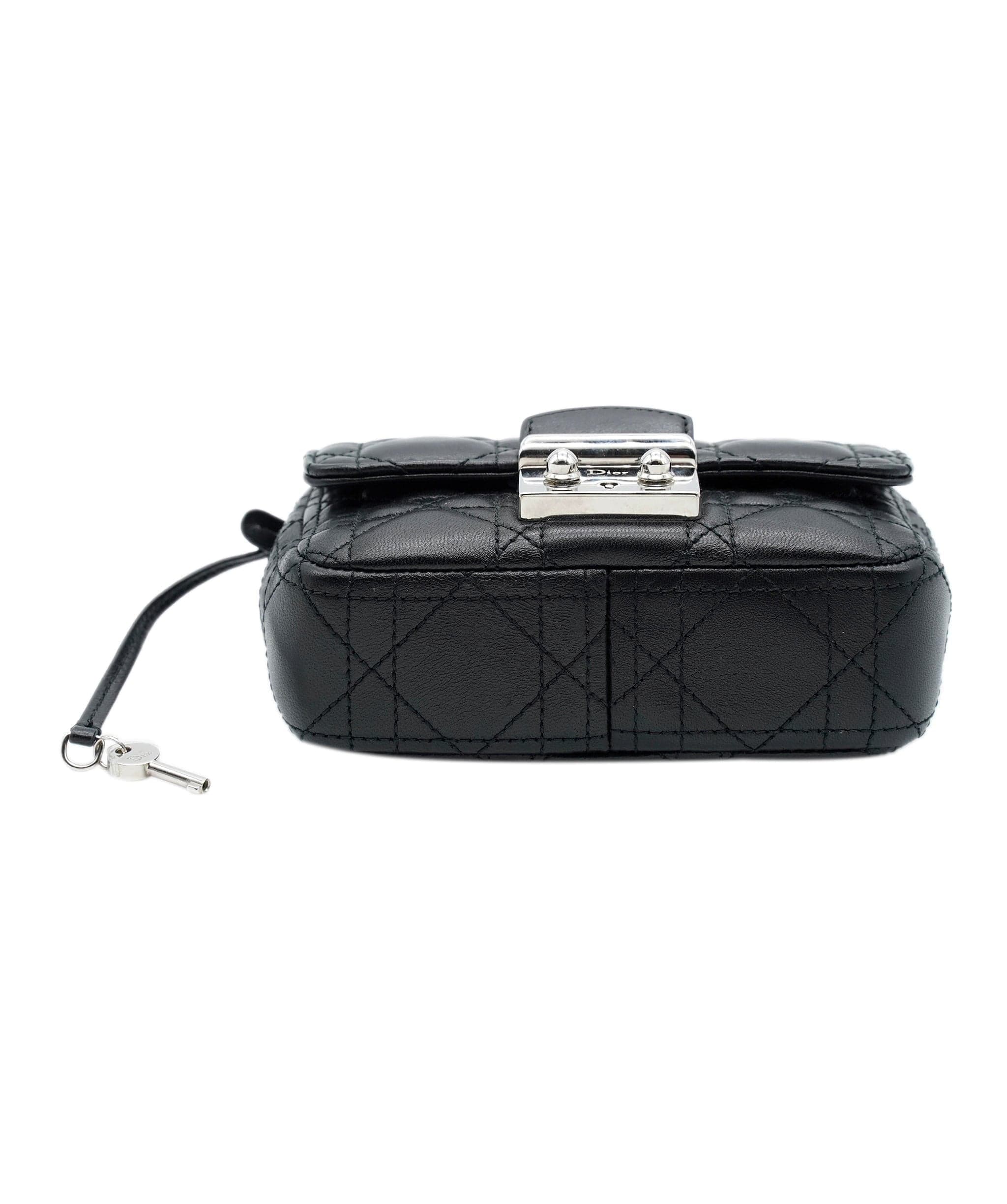 Christian Dior Dior Black Leather Mini Miss Dior ASC2353