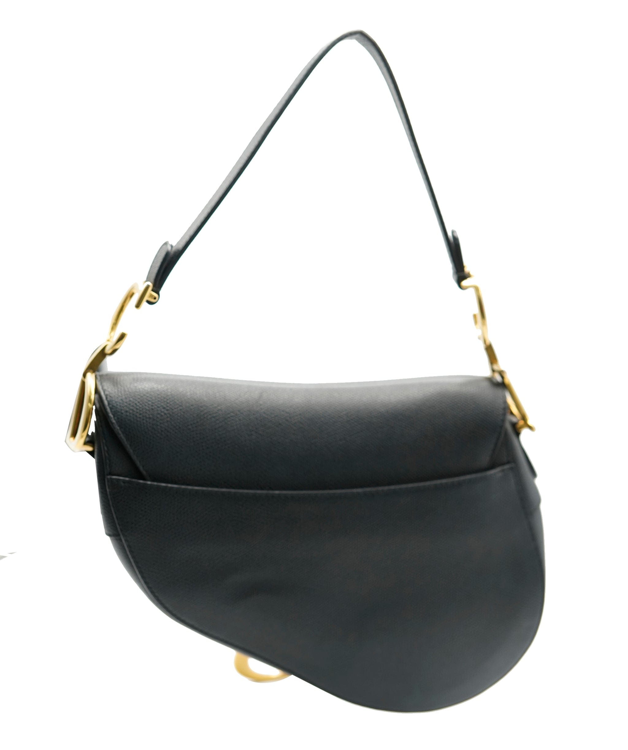 Christian Dior Dior Black Saddle with oblique strap ALL0671