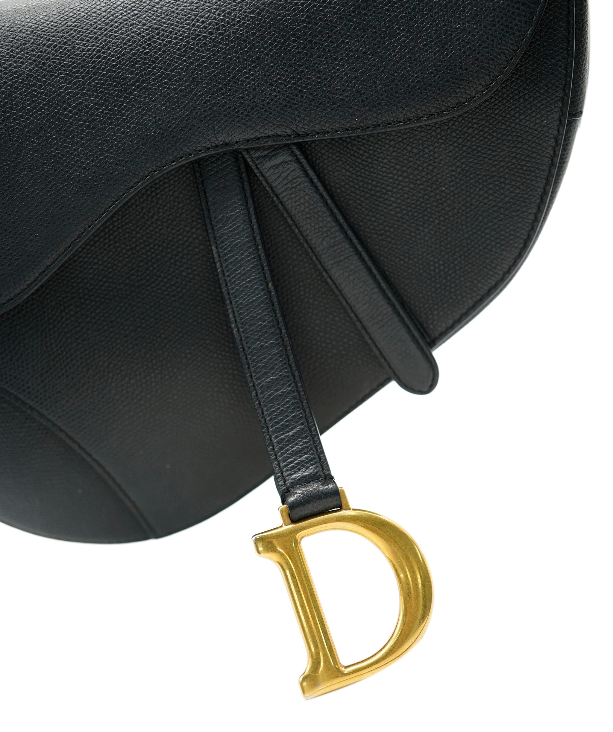 Christian Dior Dior Black Saddle with oblique strap ALL0671