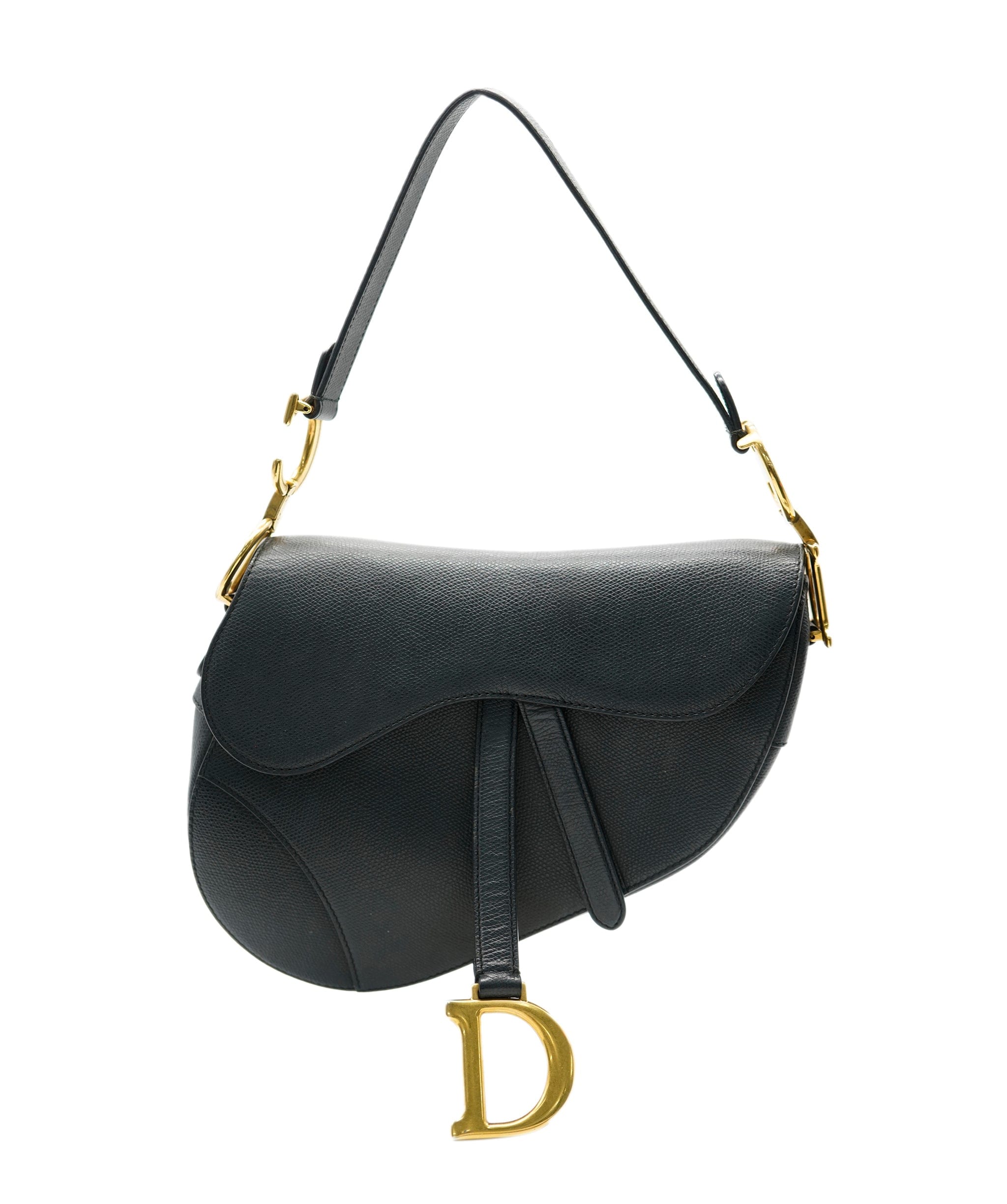 Christian Dior Dior Black Saddle with oblique strap ALL0671