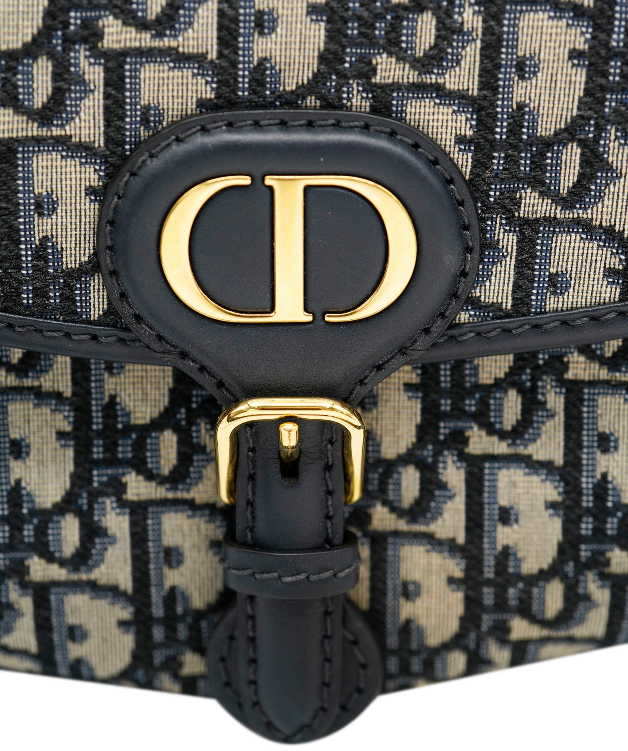 Christian Dior Dior Blue Oblique Jacquard Medium Bobby BagASC2304