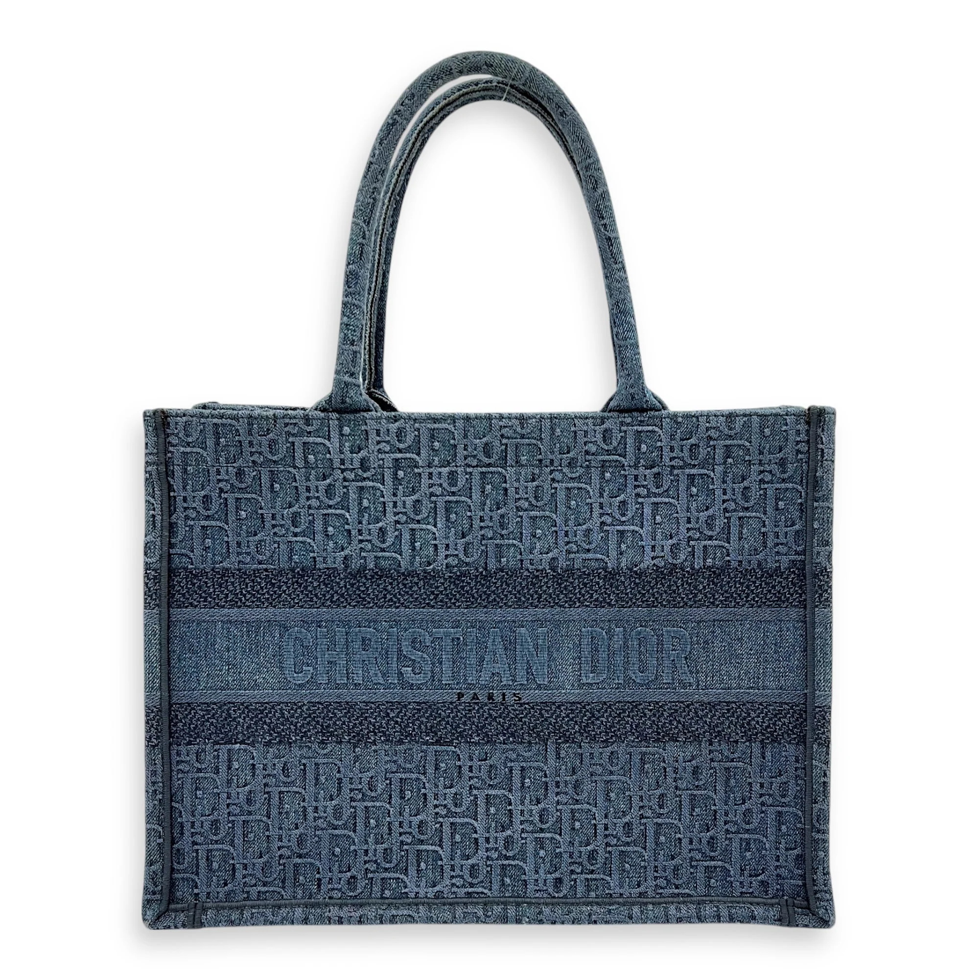 Christian Dior Dior Book Tote Tote Bag Blue in Canvas S2510-008308AN