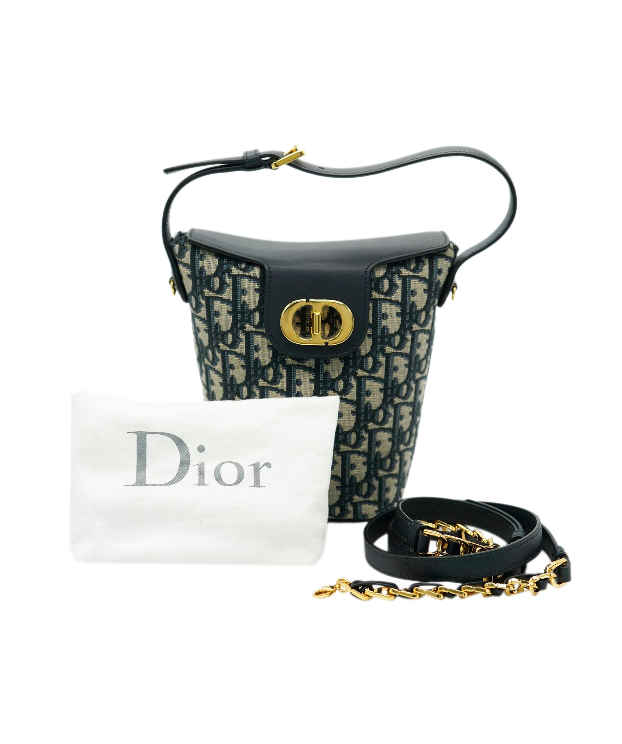 Christian Dior Dior Mini Bucket Amber Oblique Bag  ALL0733