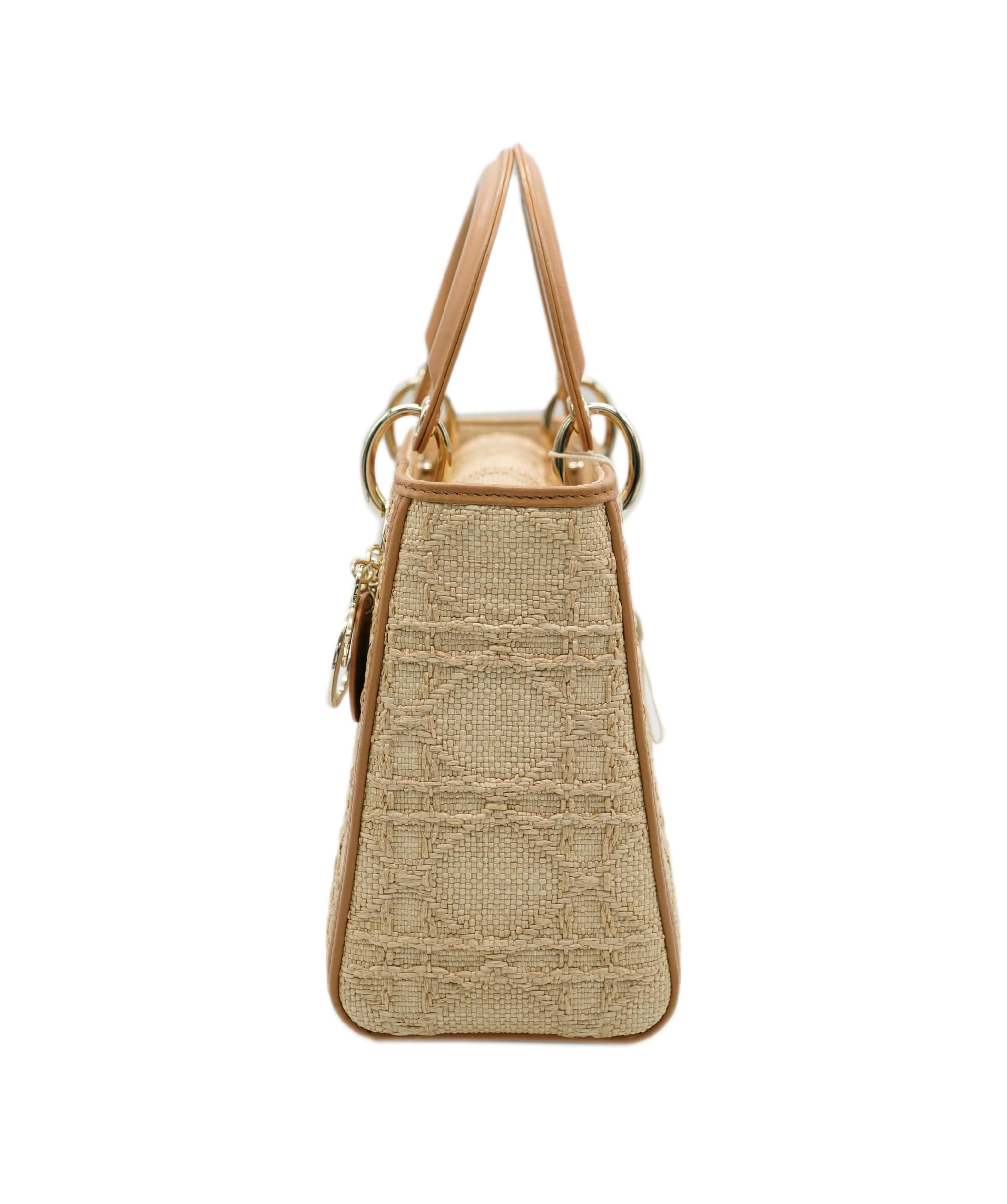 Christian Dior Lady Dior Medium Raffia ALC0525