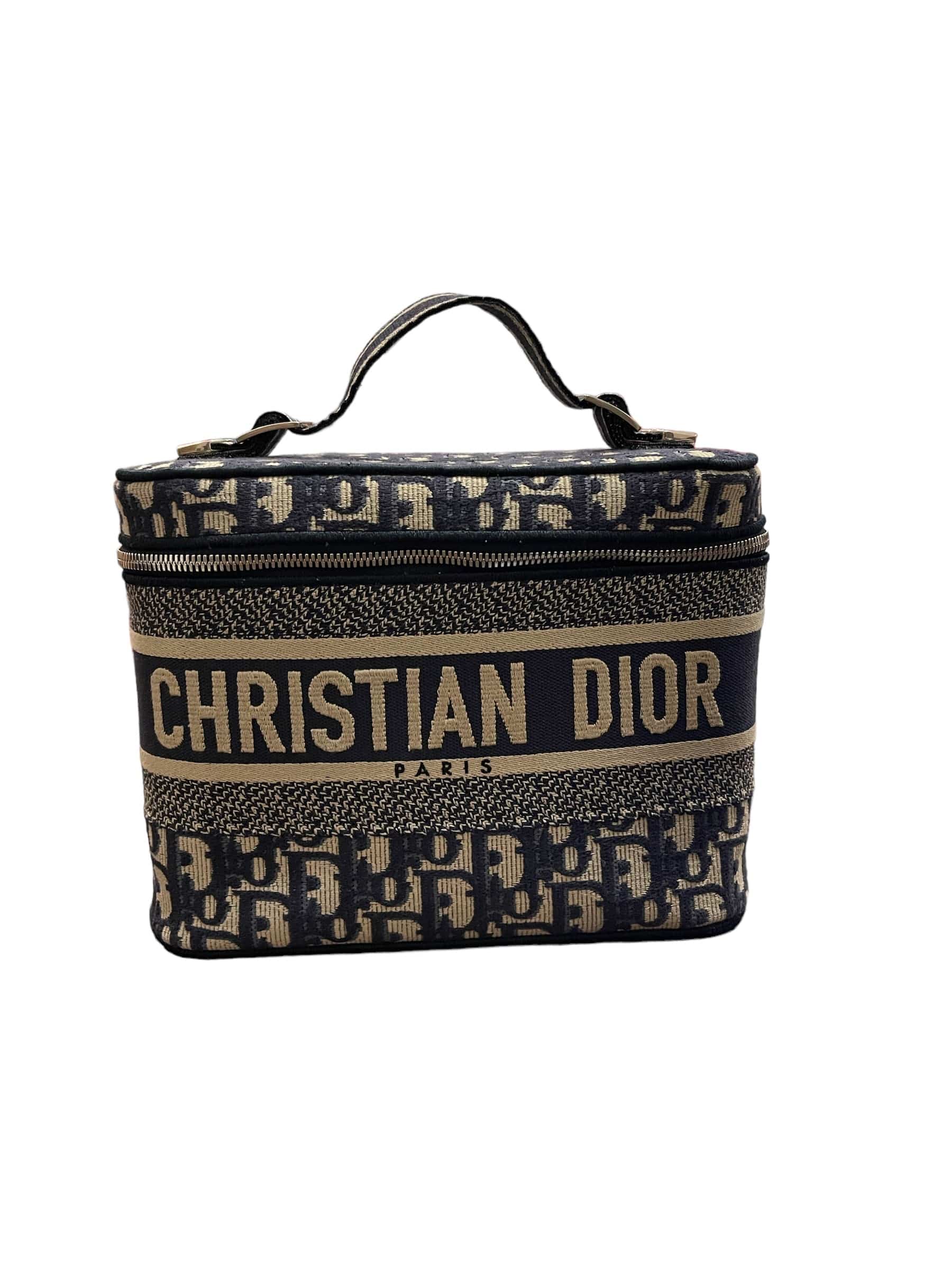 Christian Dior Christian Dior Dior Oblique Jacquard Vanity Top Handle SHW