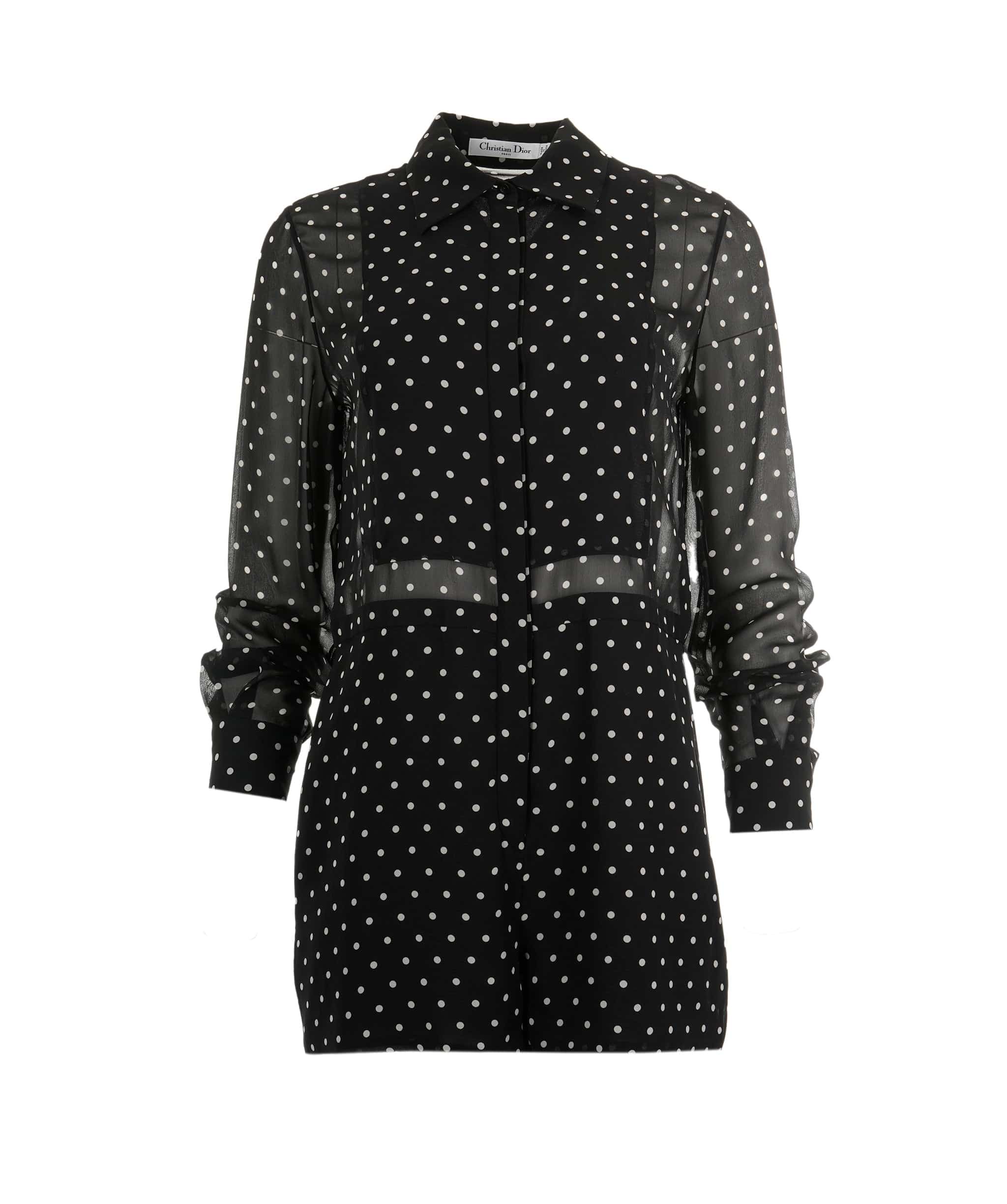 Christian Dior Christian Dior Black and White Polka Dot Playsuit with Matching Skirt and Underlay Size FR 38 ASL7947