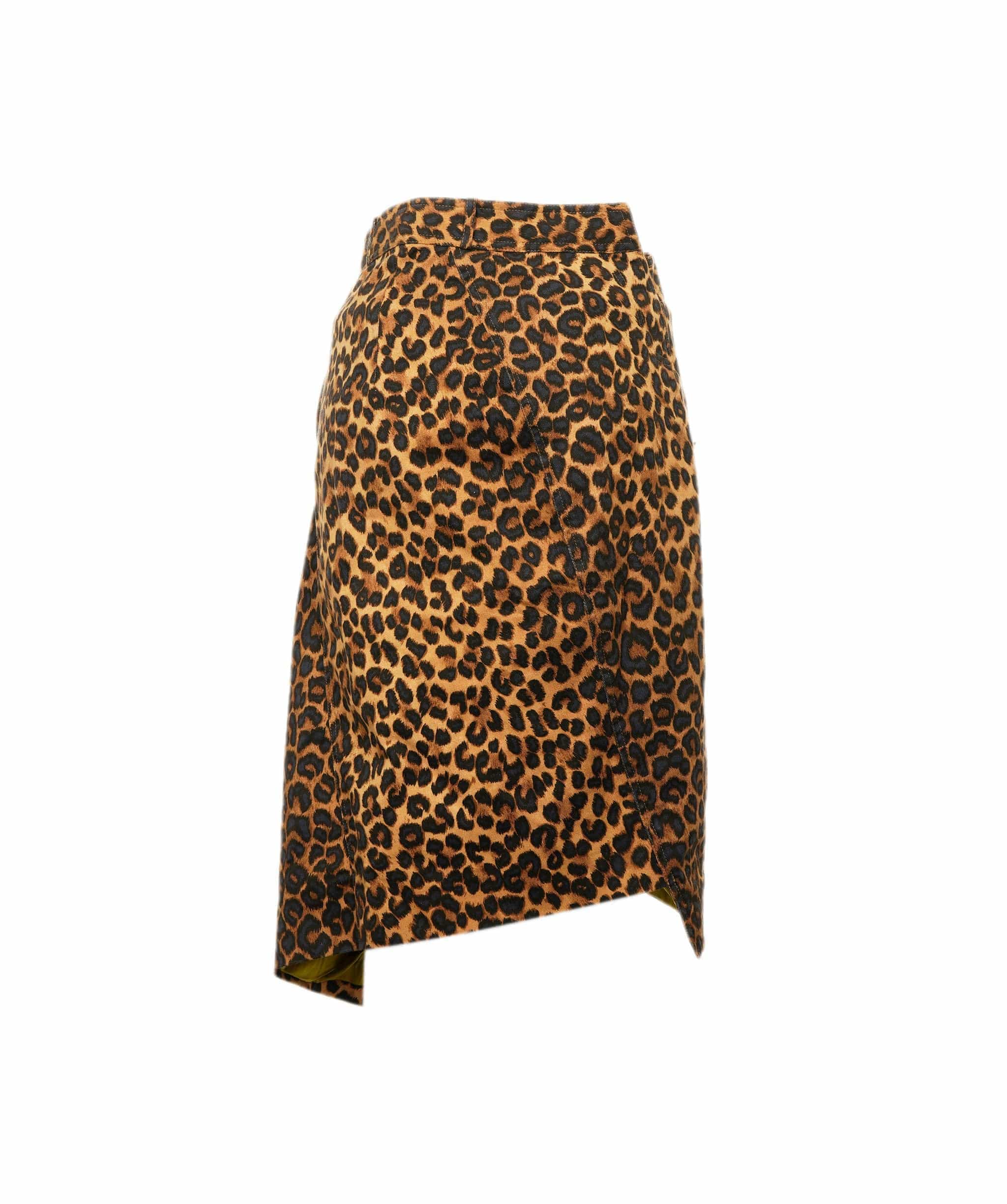 Christian Dior Dior leopard galliano skirt  ASL8504