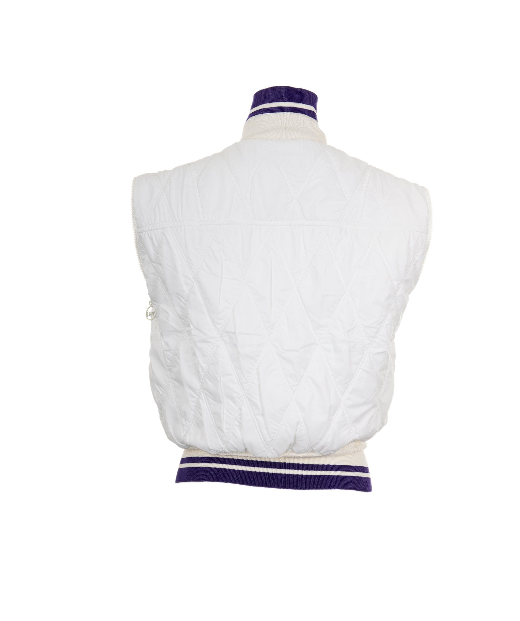 Christian Dior Dior Puffer Vest White Blue ASL8875