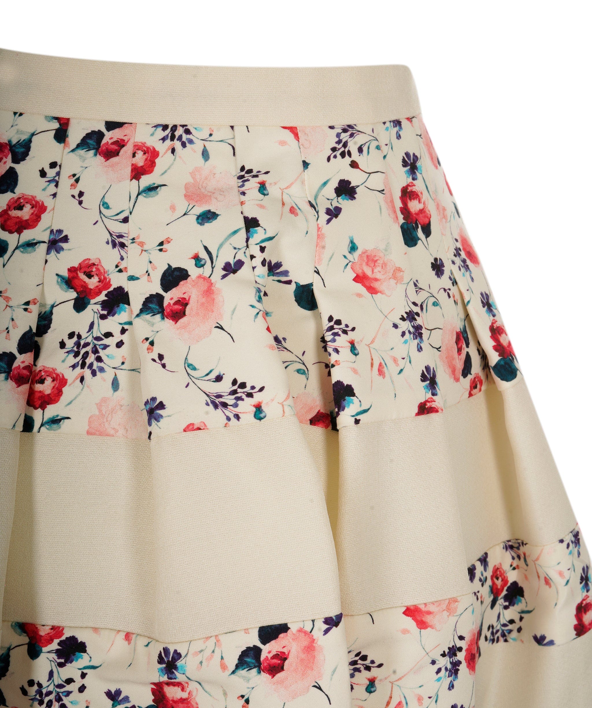 Christian Dior Dior Skirt white with flowers FR38 AVC1264