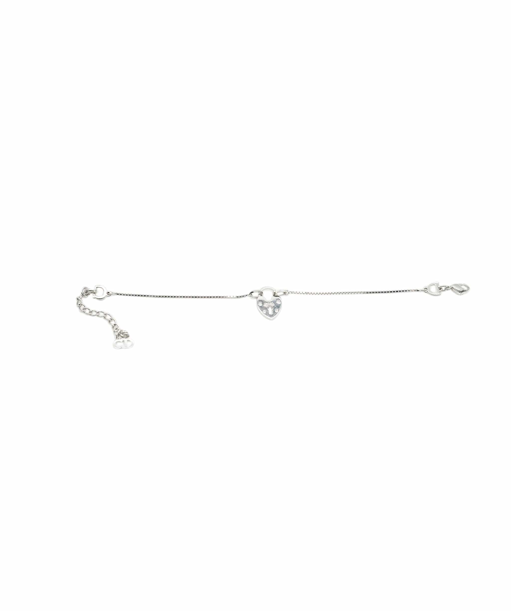 Christian Dior Christian Dior Love Heart Lock Bracelet ALC1394