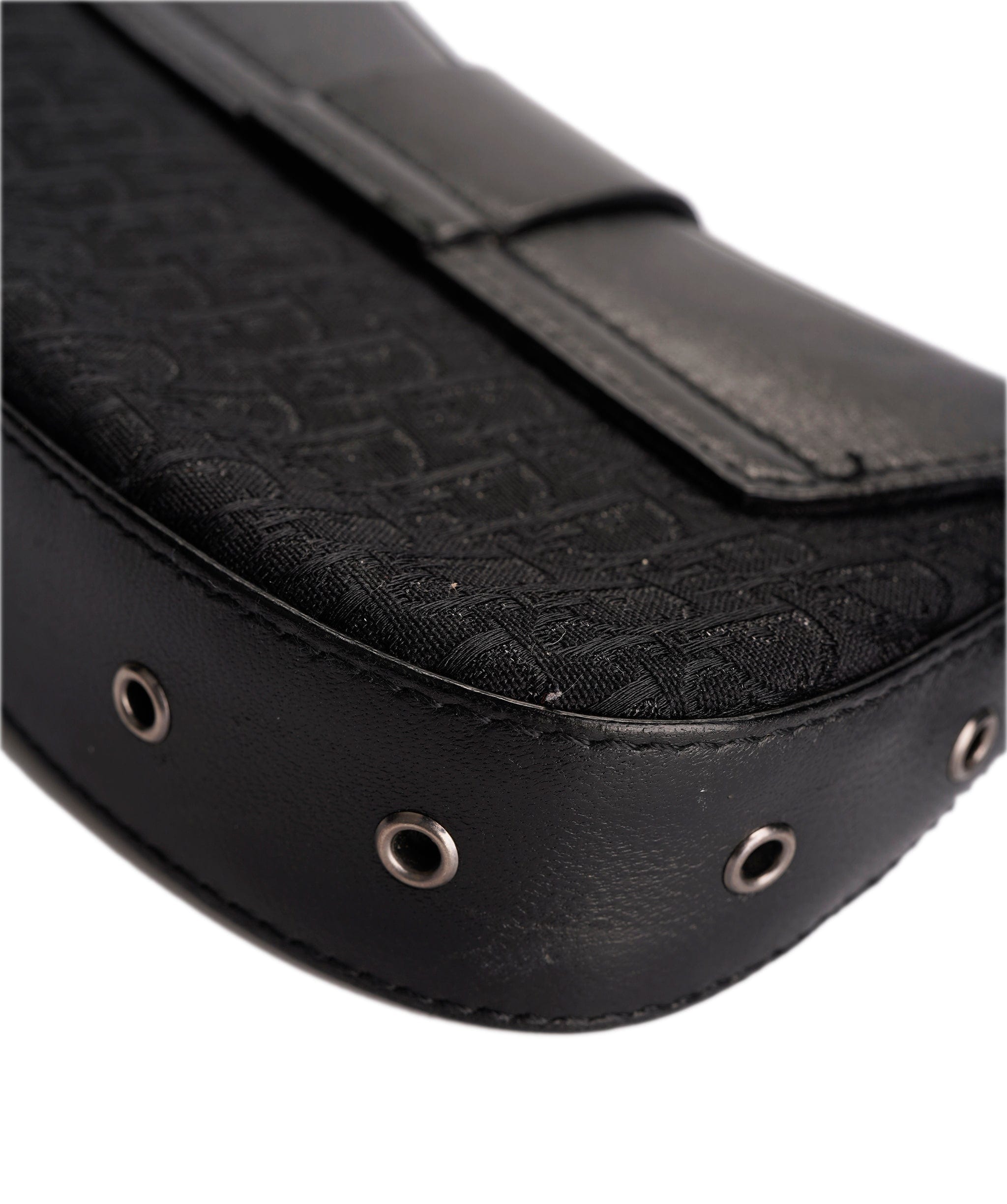 Christian Dior Dior Trotter Clutch Bag Black DXBS1836