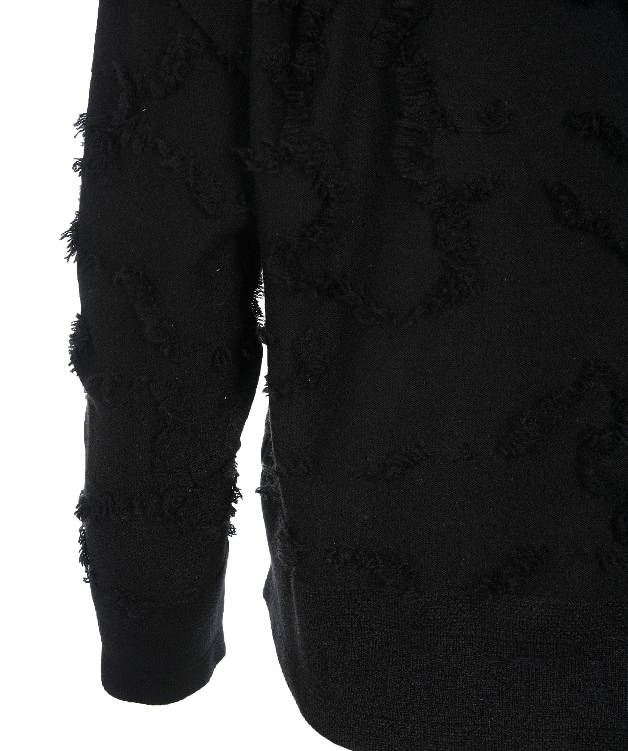 Christian Dior Christian Dior Black Fringe Jumper  ALL0673