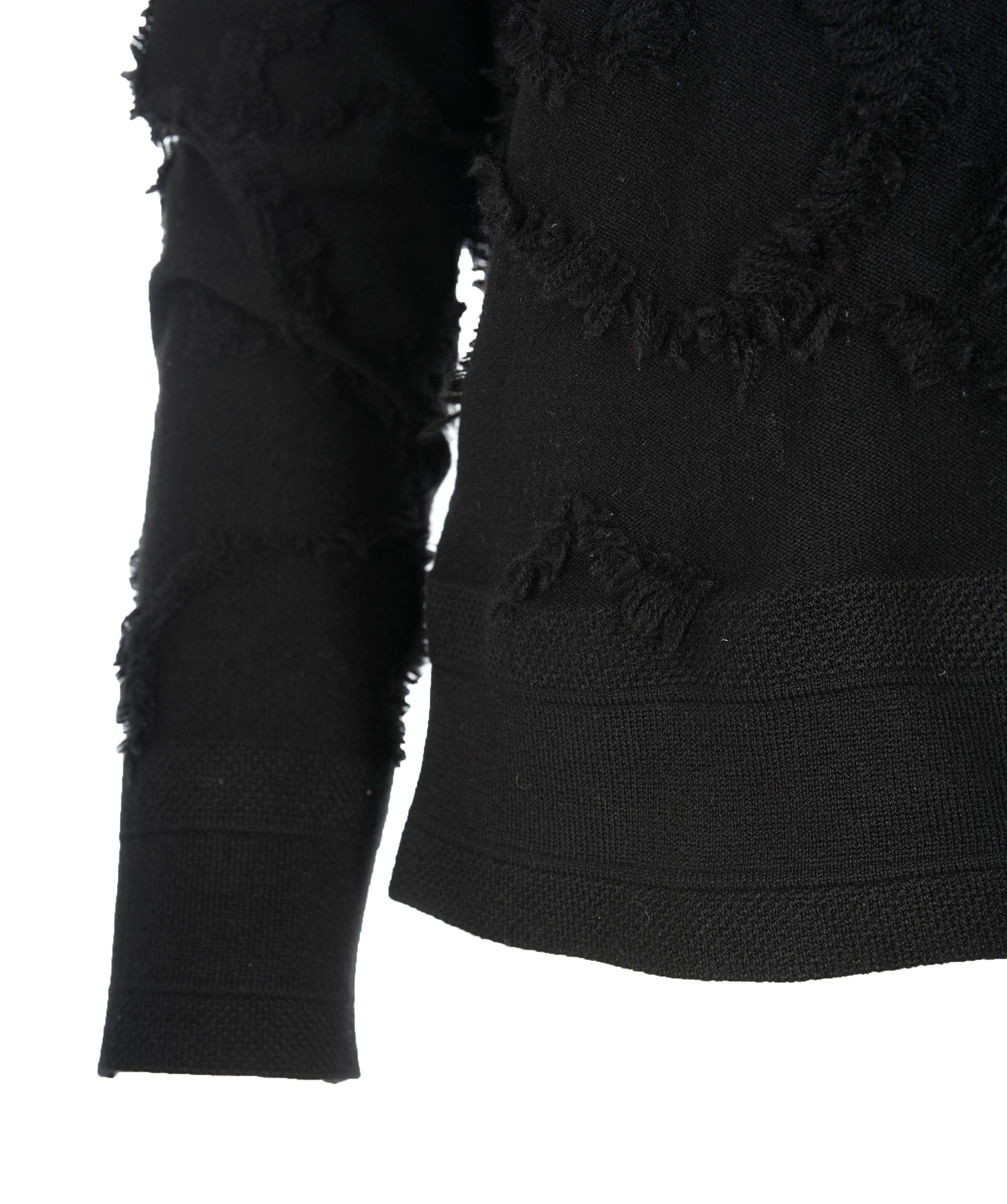 Christian Dior Christian Dior Black Fringe Jumper  ALL0673