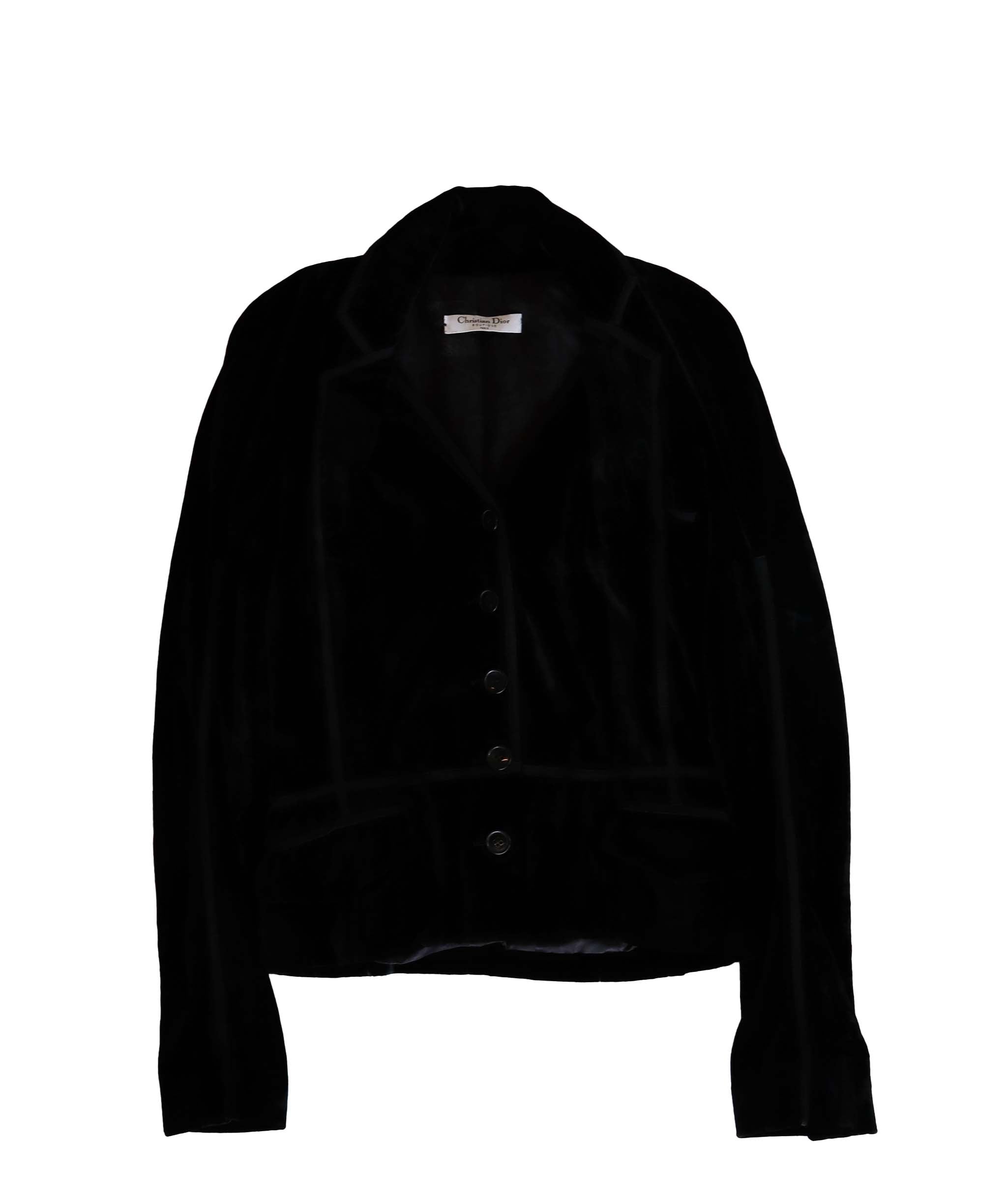 Christian Dior Christian Dior black velvet Jacket AGC1891